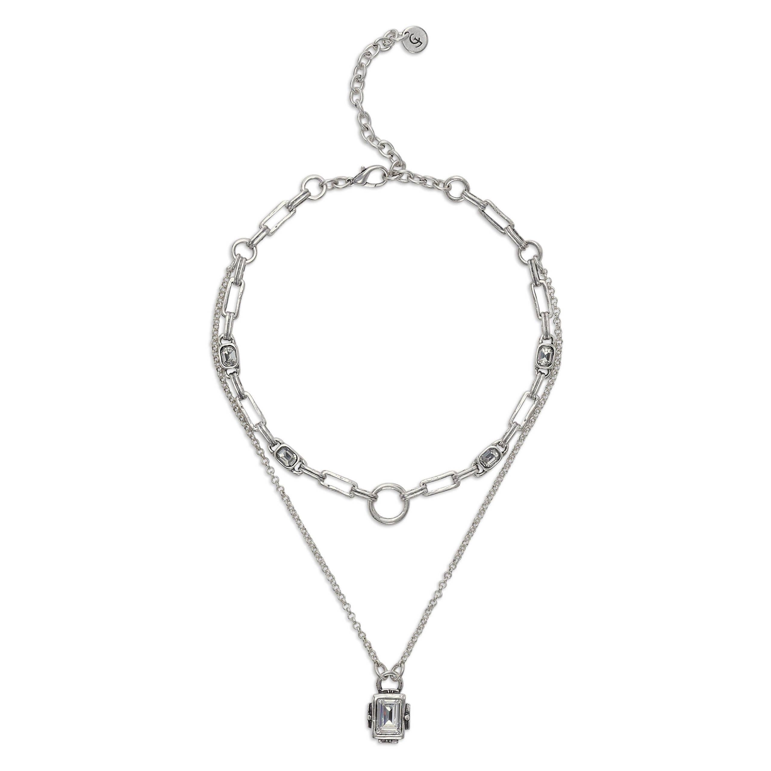 Handmade Alexandra Pewter Necklace - NN3531