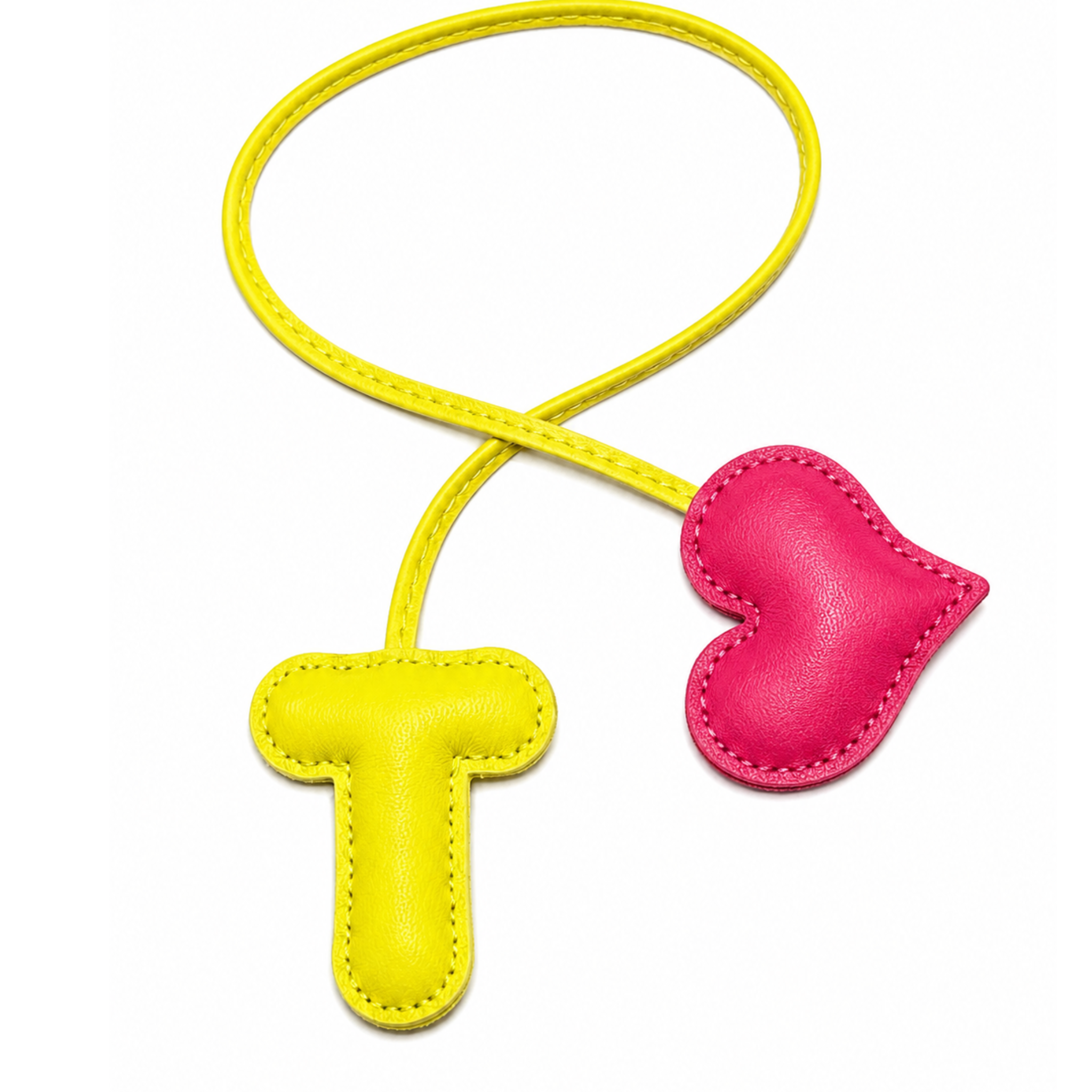Initial w/ Heart Bag Charms