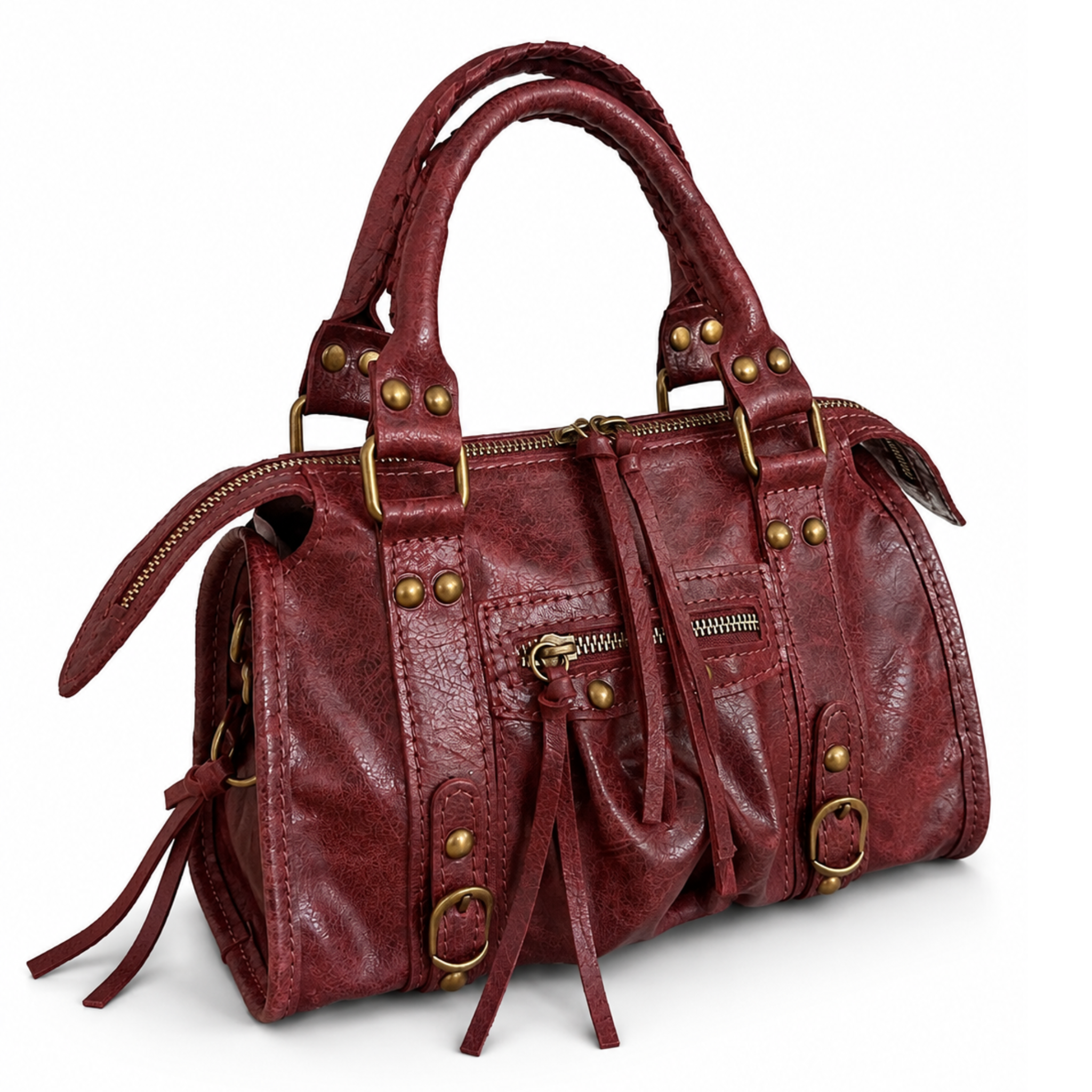 City Bag Small - Distressed Leather