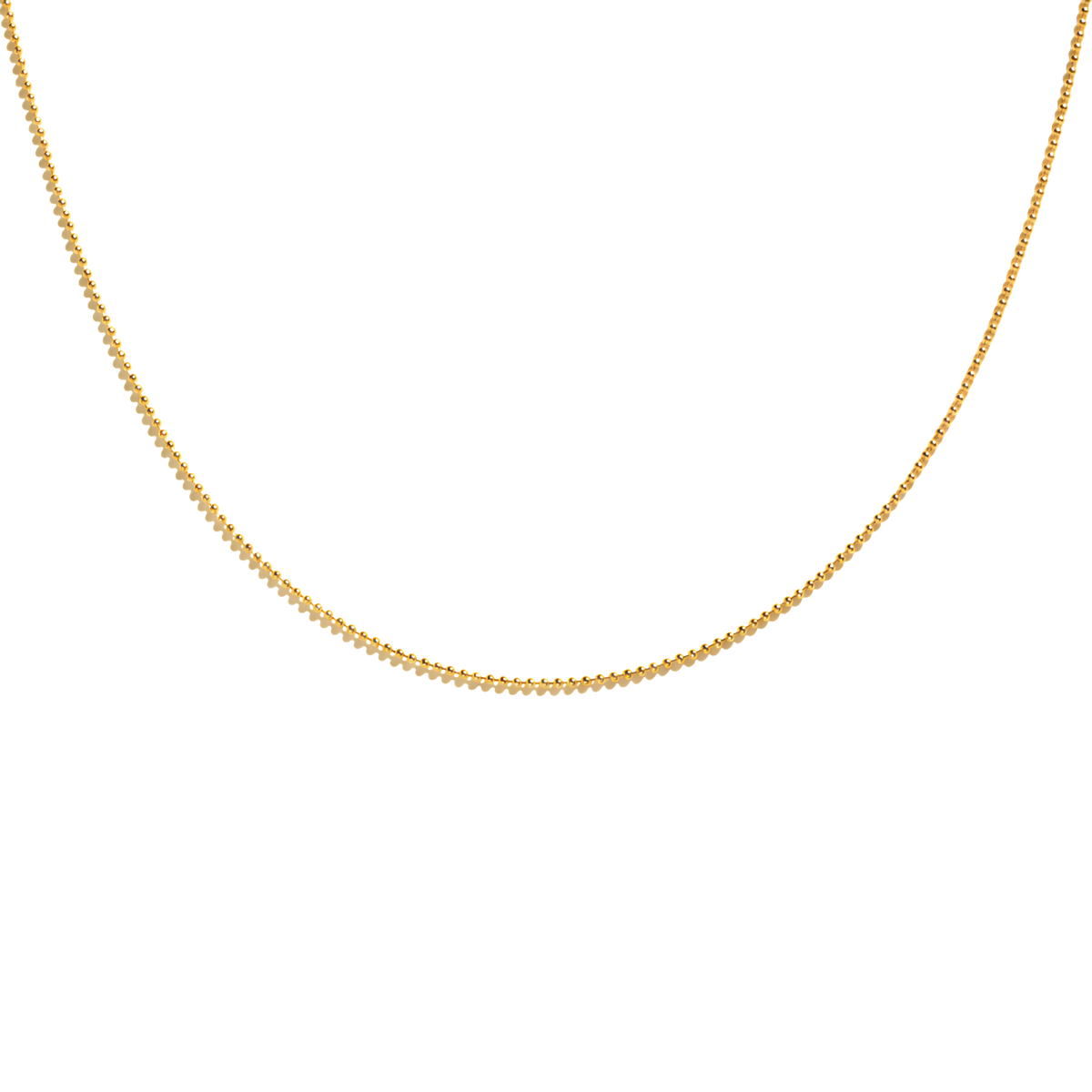 Delicate Ball Chain Adjustable Necklace
