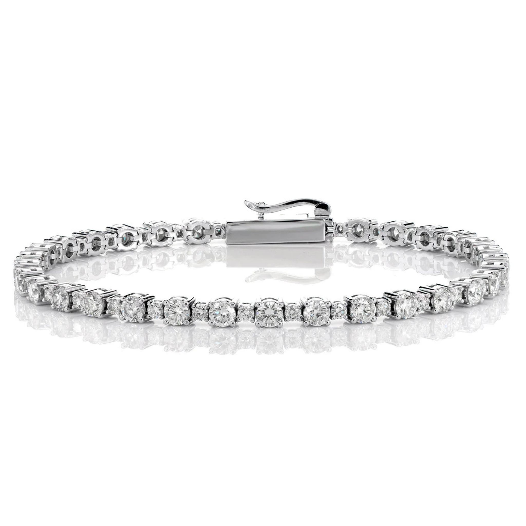 Glimmering Tennis Bracelet - Sterling Silver 925