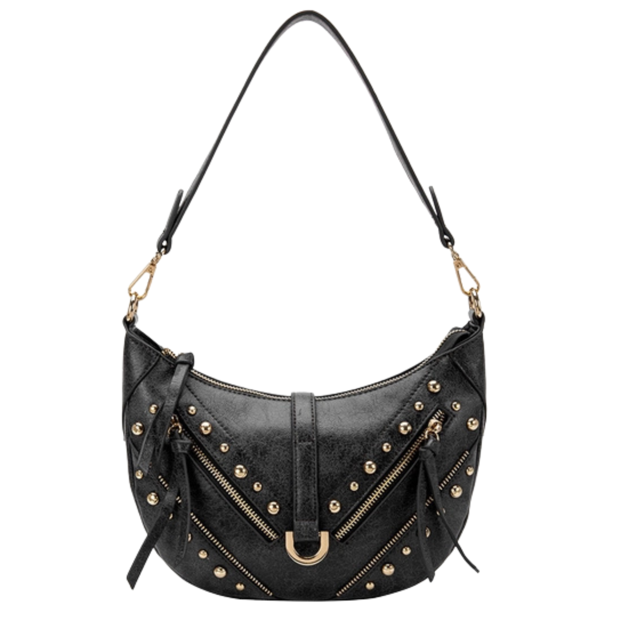 Maeve Black Recycled Vegan Shoulder Bag - Let's Bag It