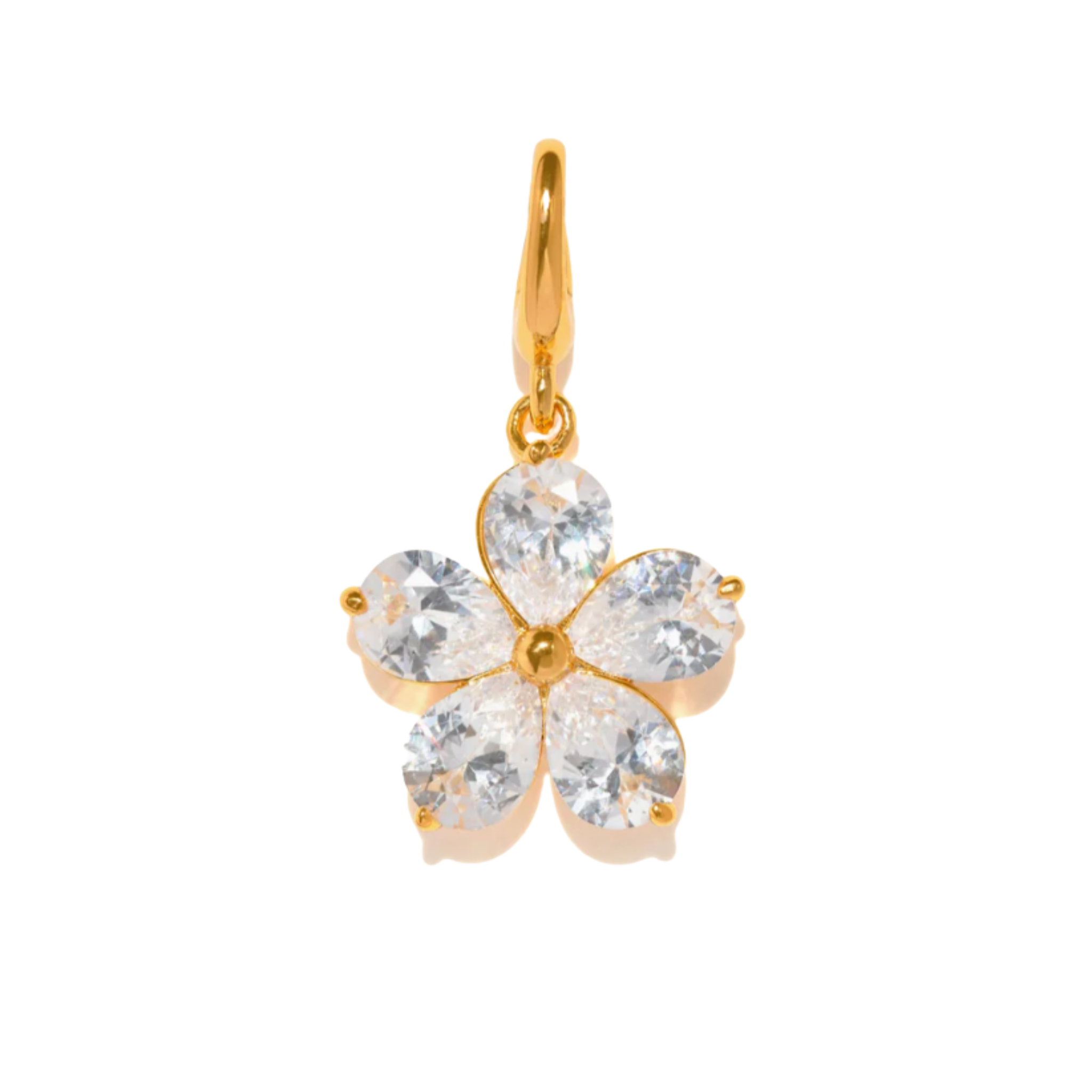 Crystal Flower Bag Charm - Let's Bag It