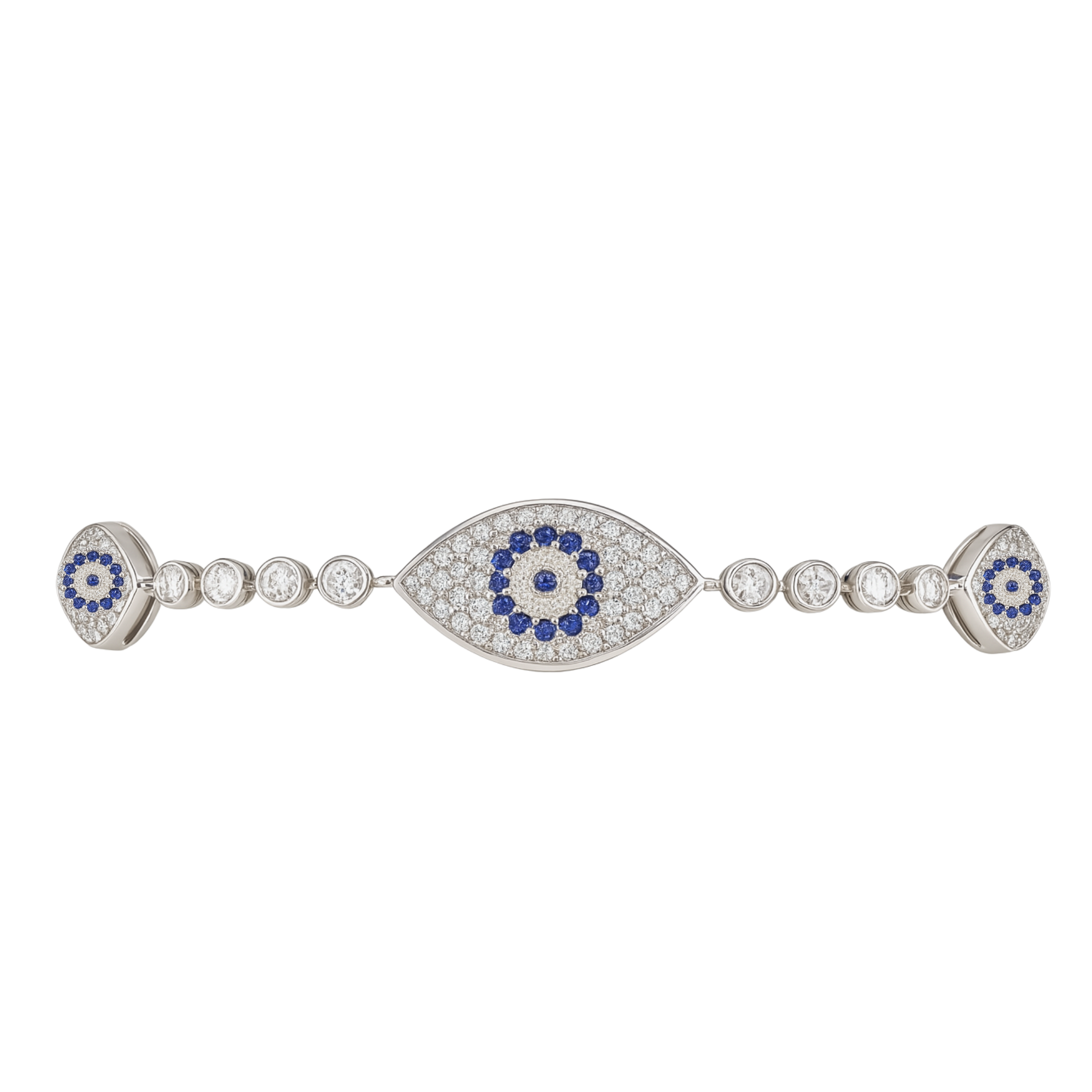 Evil Eye Bracelet - 925 Sterling Silver