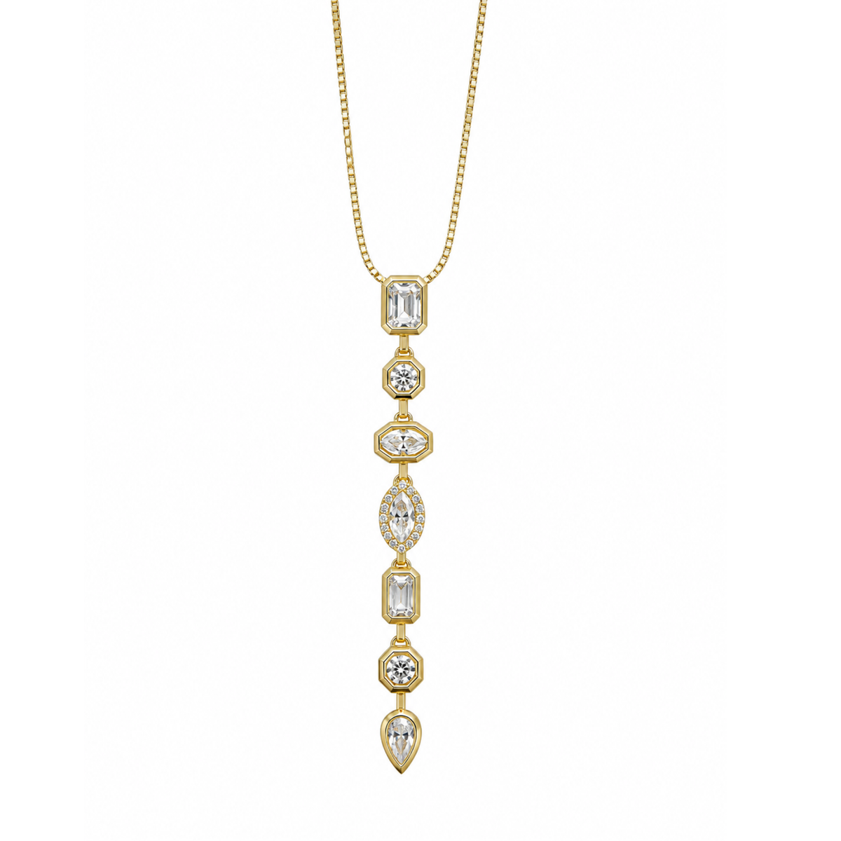 Tovie Cz Drop Necklace