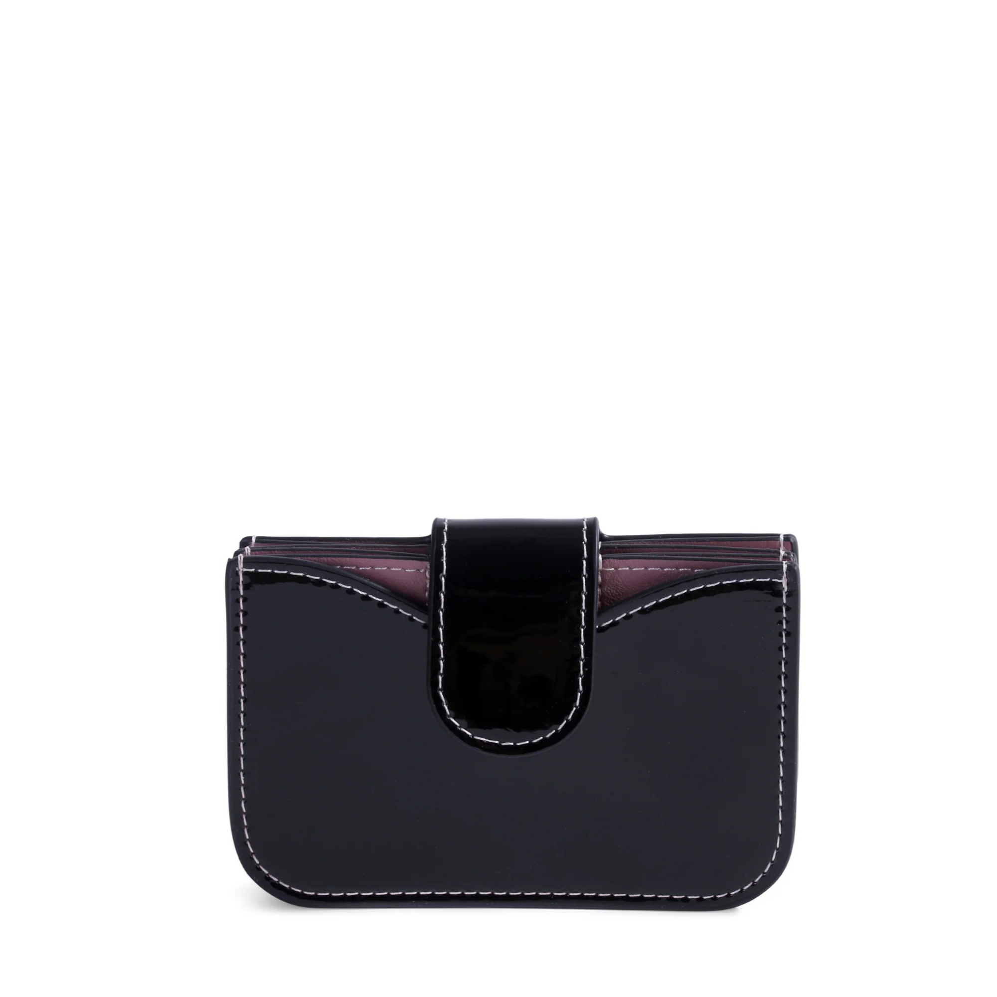 Lili Patent Leather Accordion Wallet