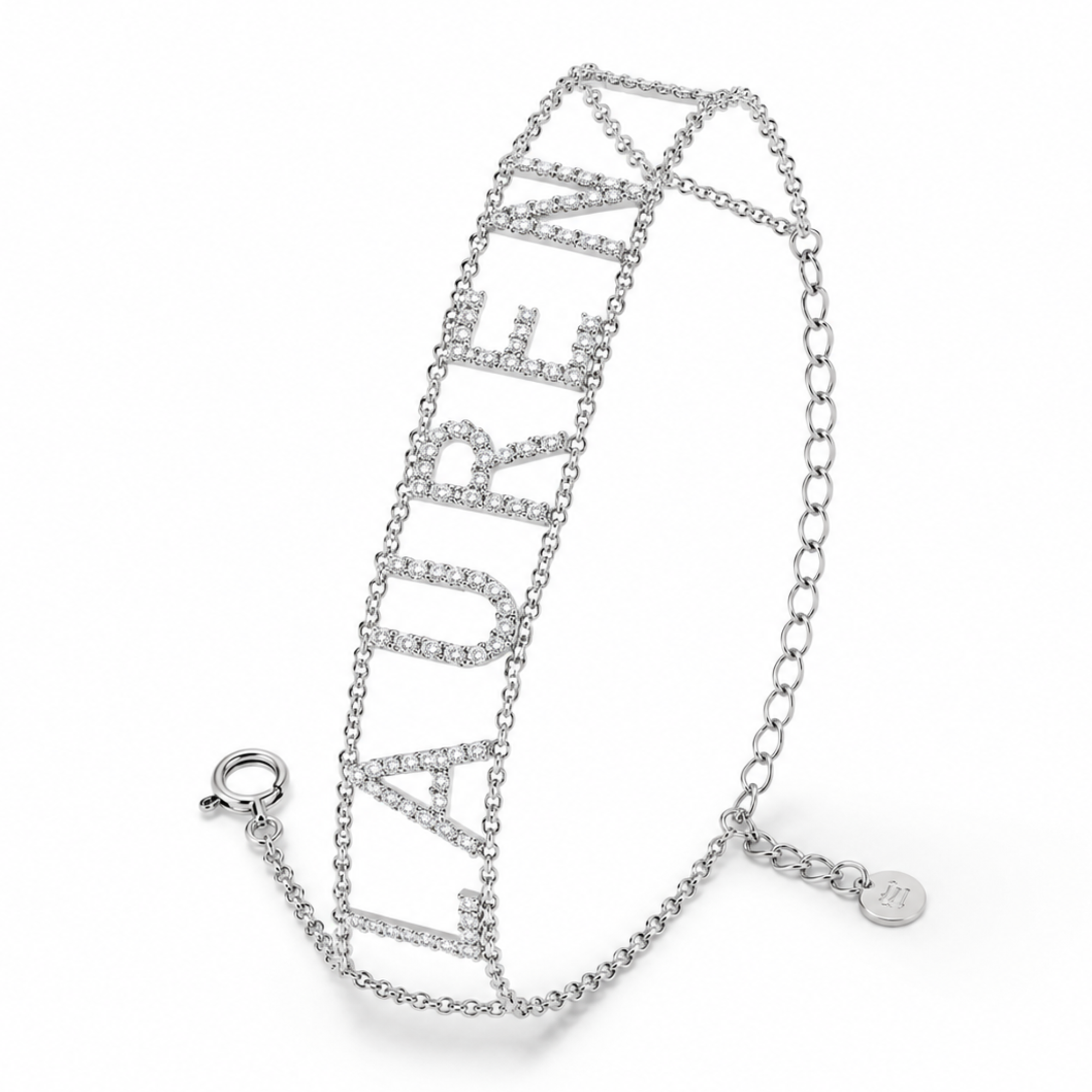 Double Chain Custom Name Bracelet