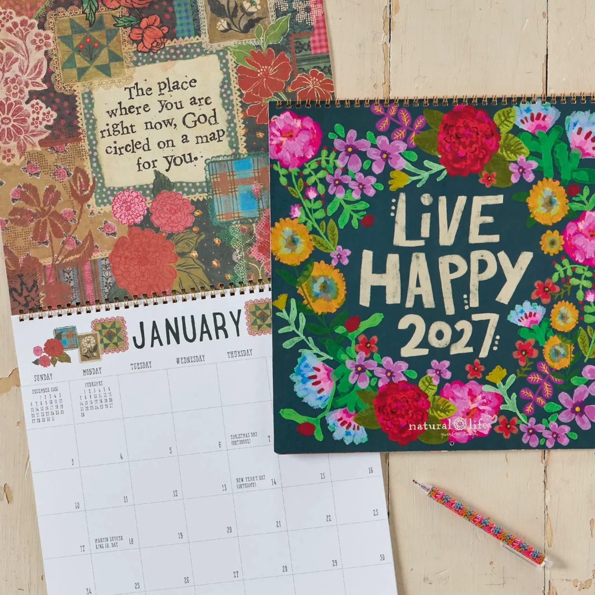 2027 Calendar - Live Happy