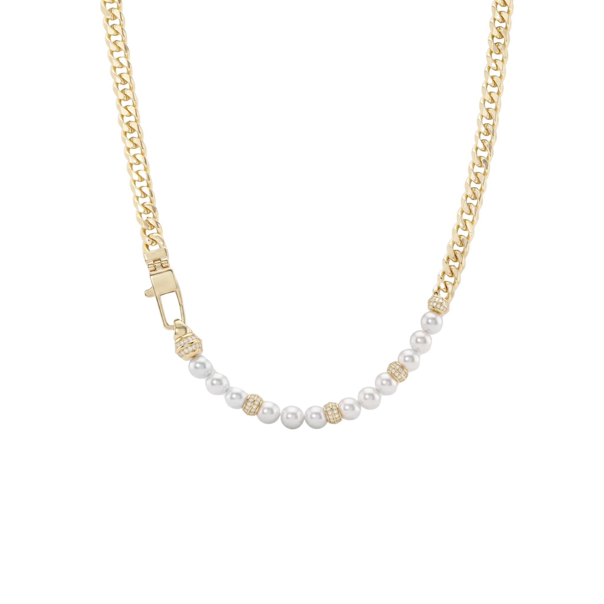 Julian Loves Pearls Necklace 5mm Gold