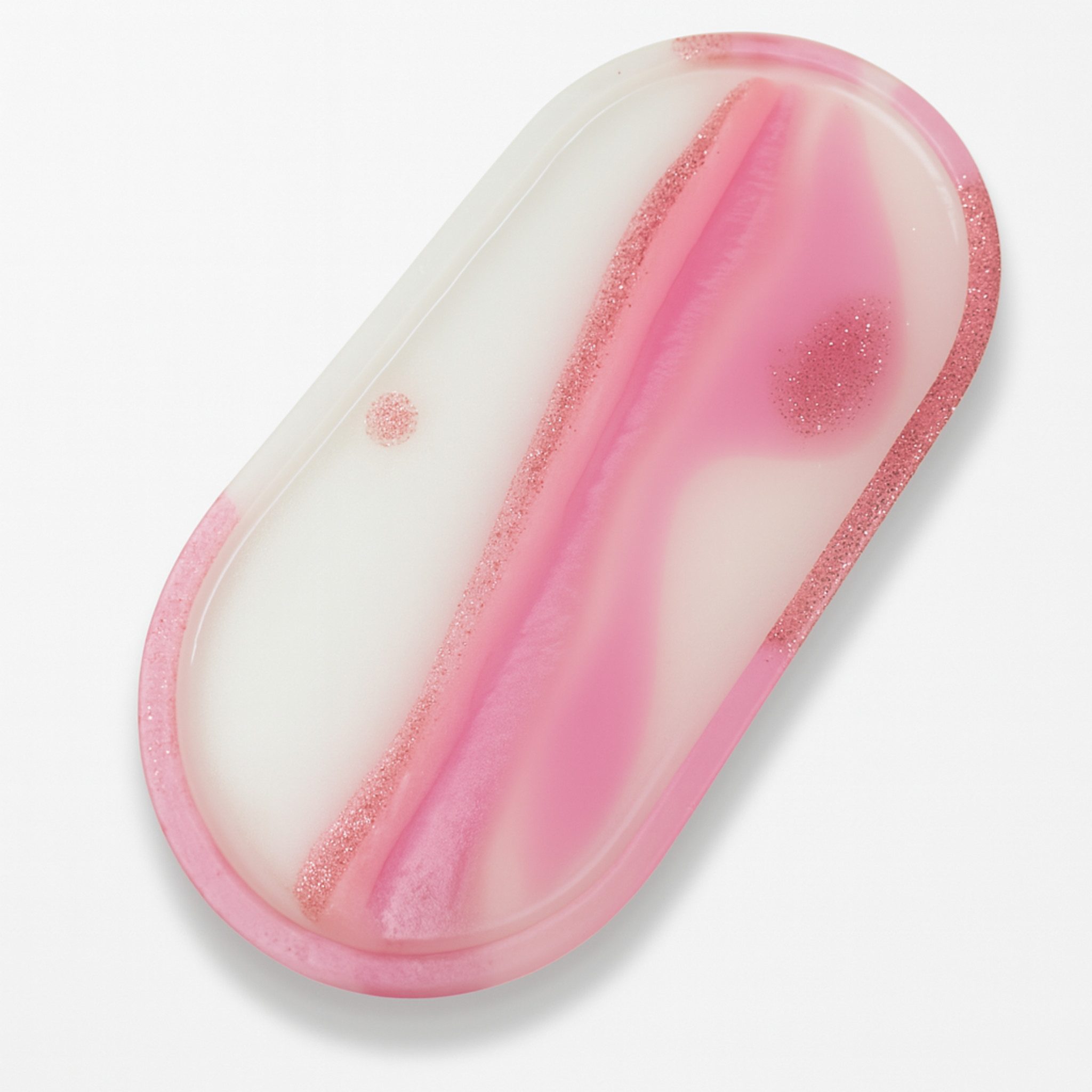 Swirl & Glitter Ceramic Resin Trays