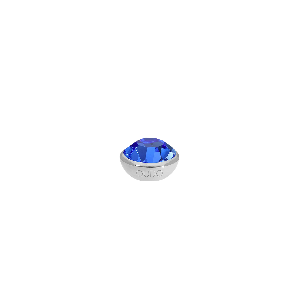 QUDO Sapphire/Silver Bottone Top 10MM