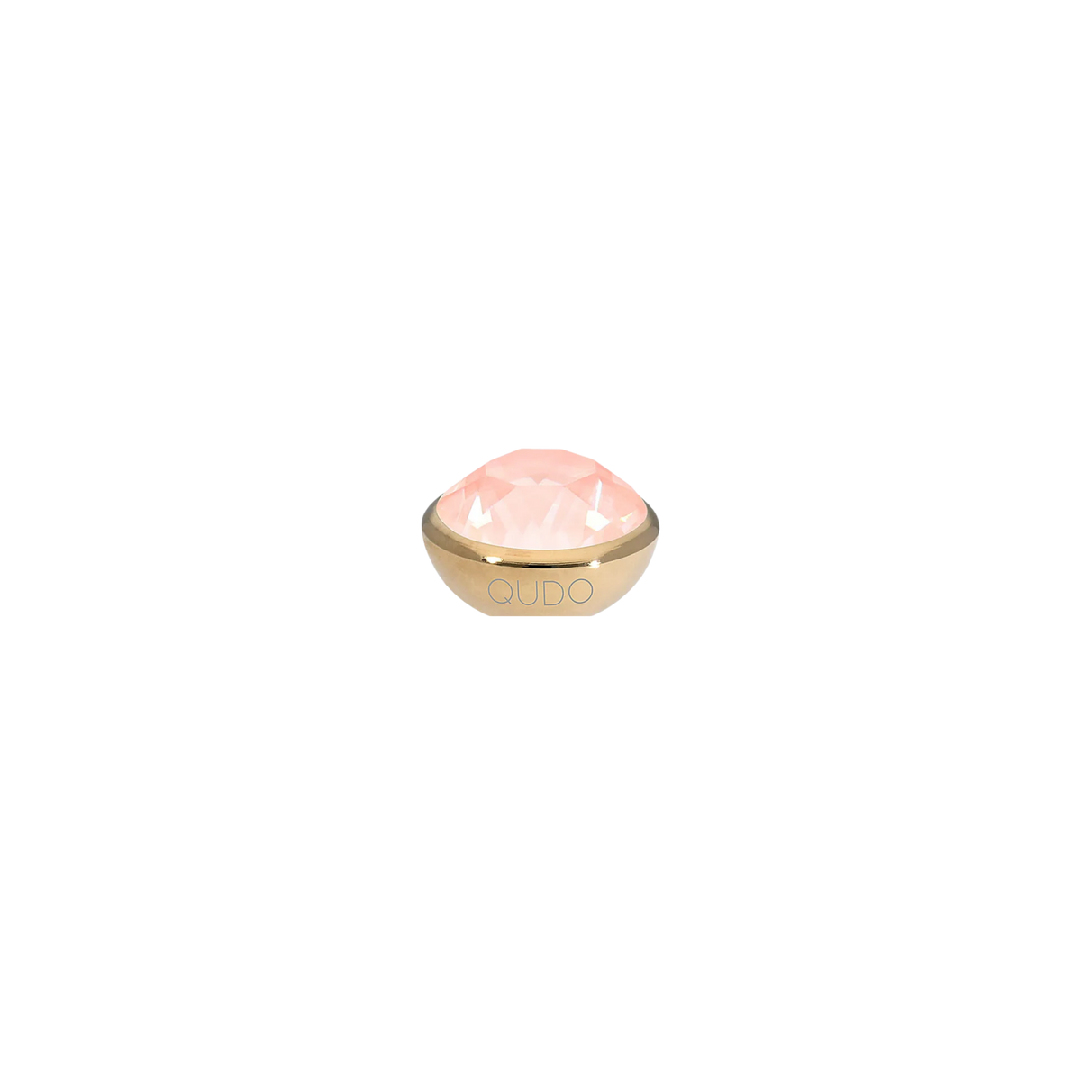 QUDO Rose Opal/Gold Bottone Top 10MM