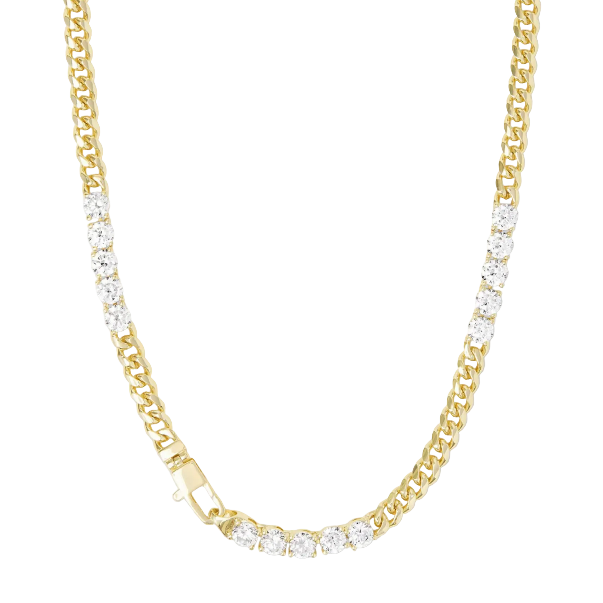 Melinda Maria Baby Julian's Obsessed with Diamonds Necklace featuring delicate diamond accents on a dainty chain.