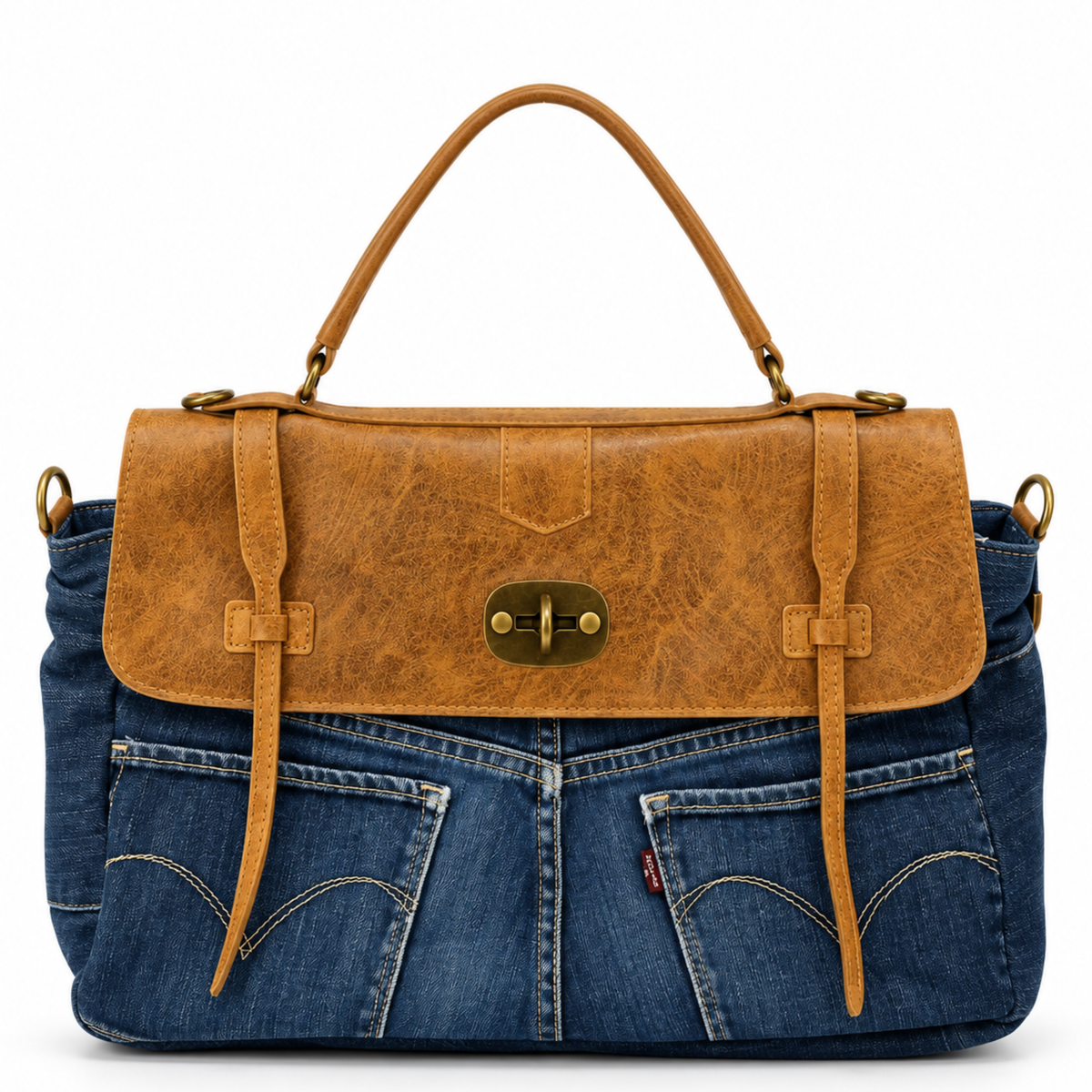 The Stevie Denim Satchel
