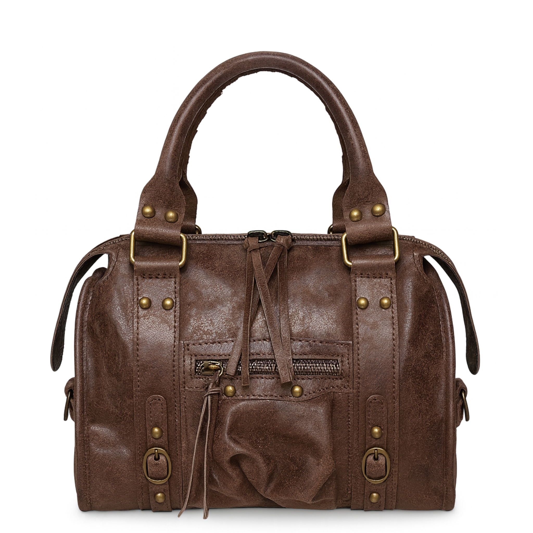 Italian Vintage Leather Medium Satchel