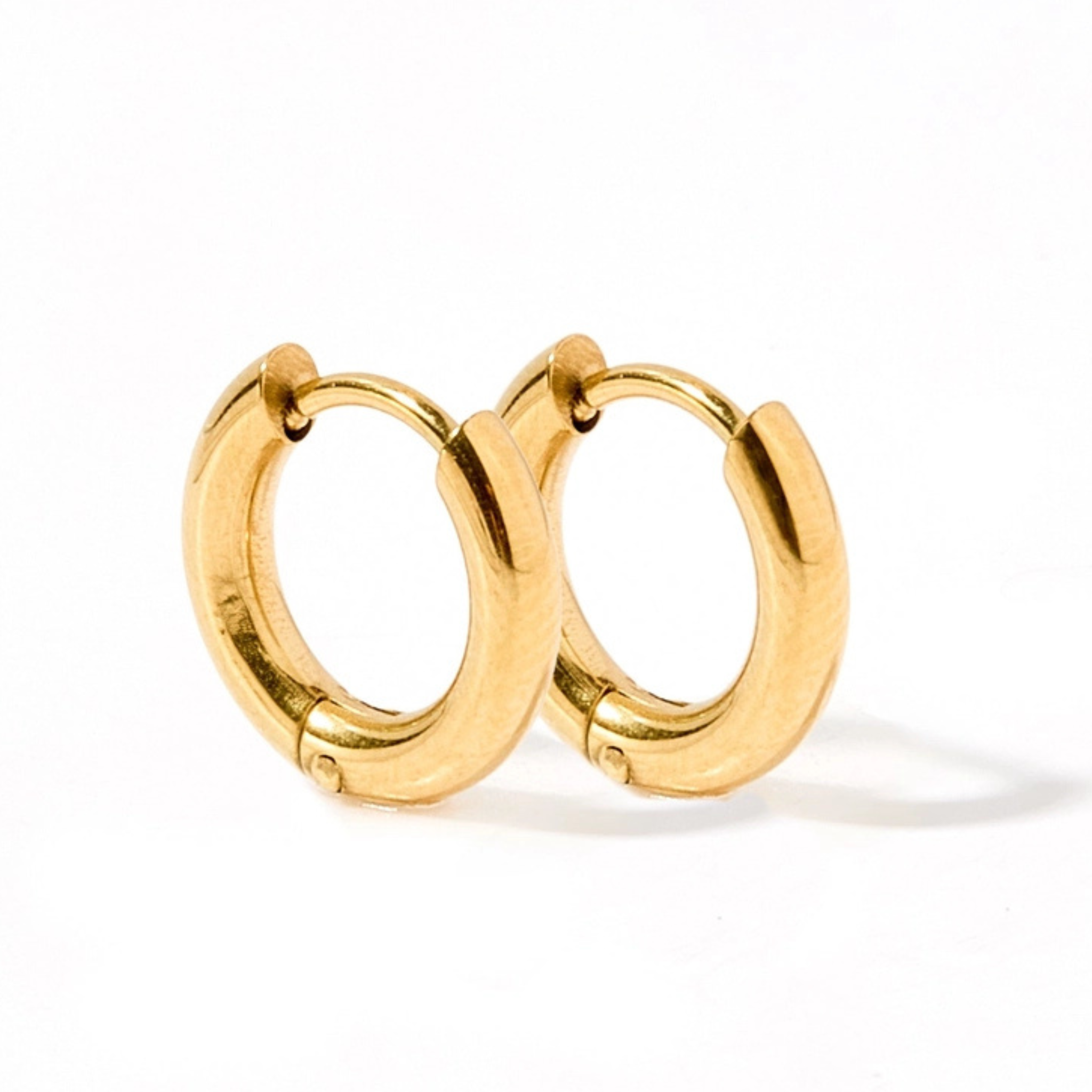 13mm Huggies' - Sterling Silver