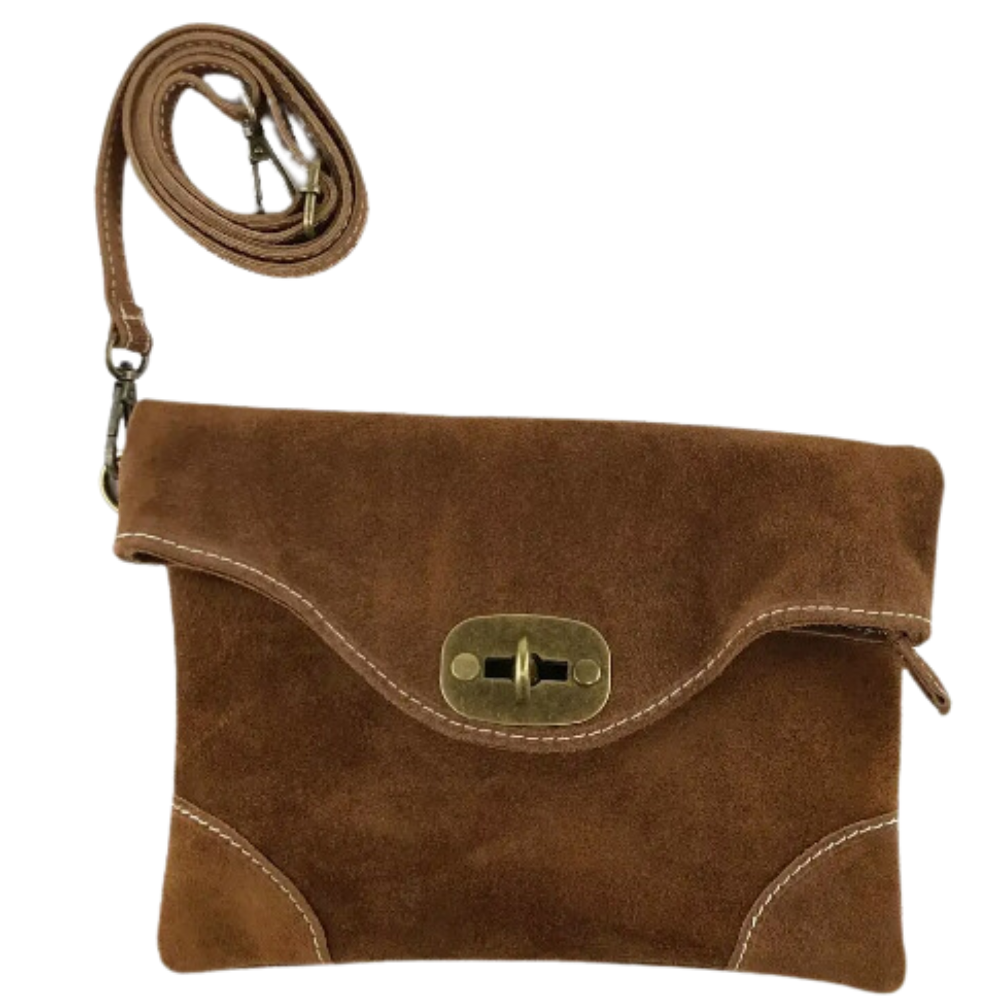 Diaz Suede Messenger Clutch - Let's Bag It