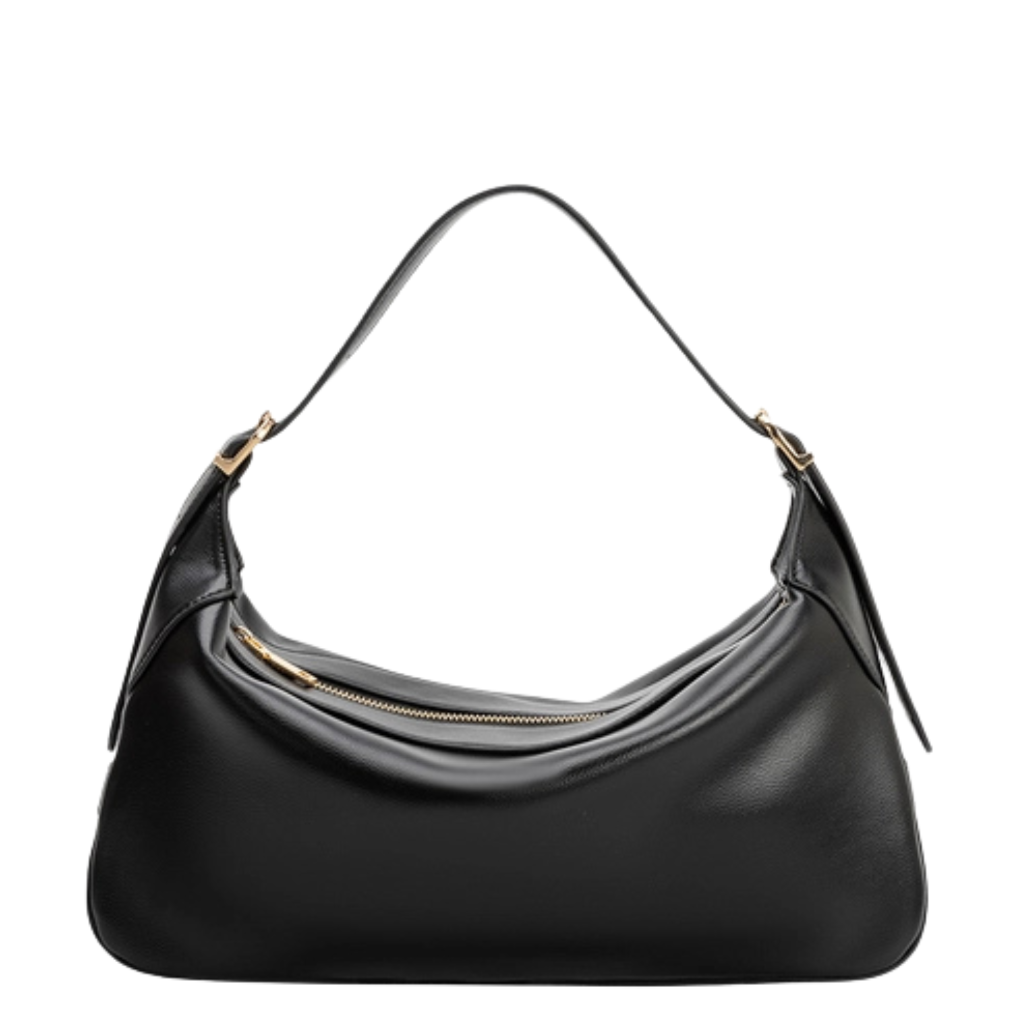 Nicolette Black Recycled Vegan Shoulder Bag - Let's Bag It