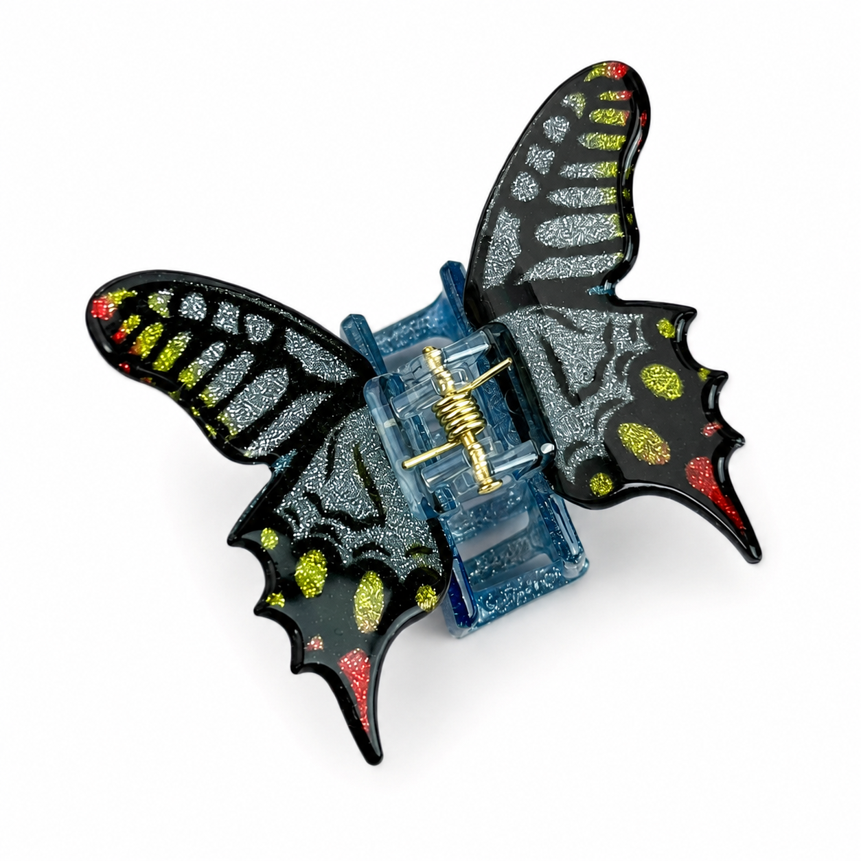 Mini Glitter Butterfly Hair Clips