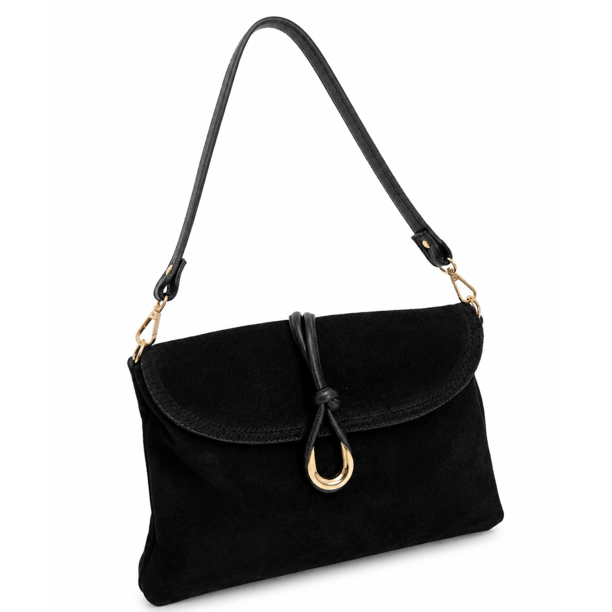 Matilde Large Suede Shoulder Bag