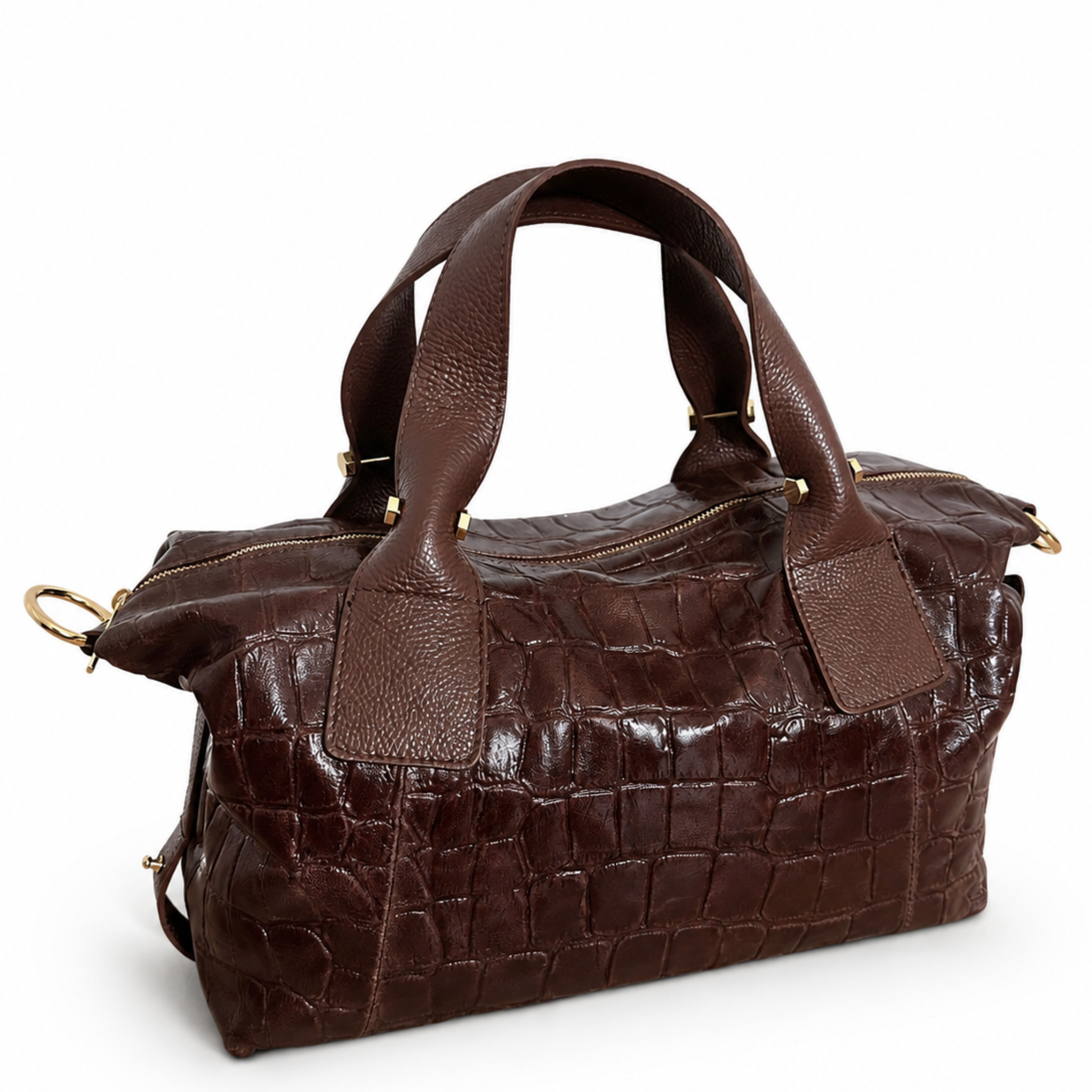 Florida Weekender Bag - Crocodile Print