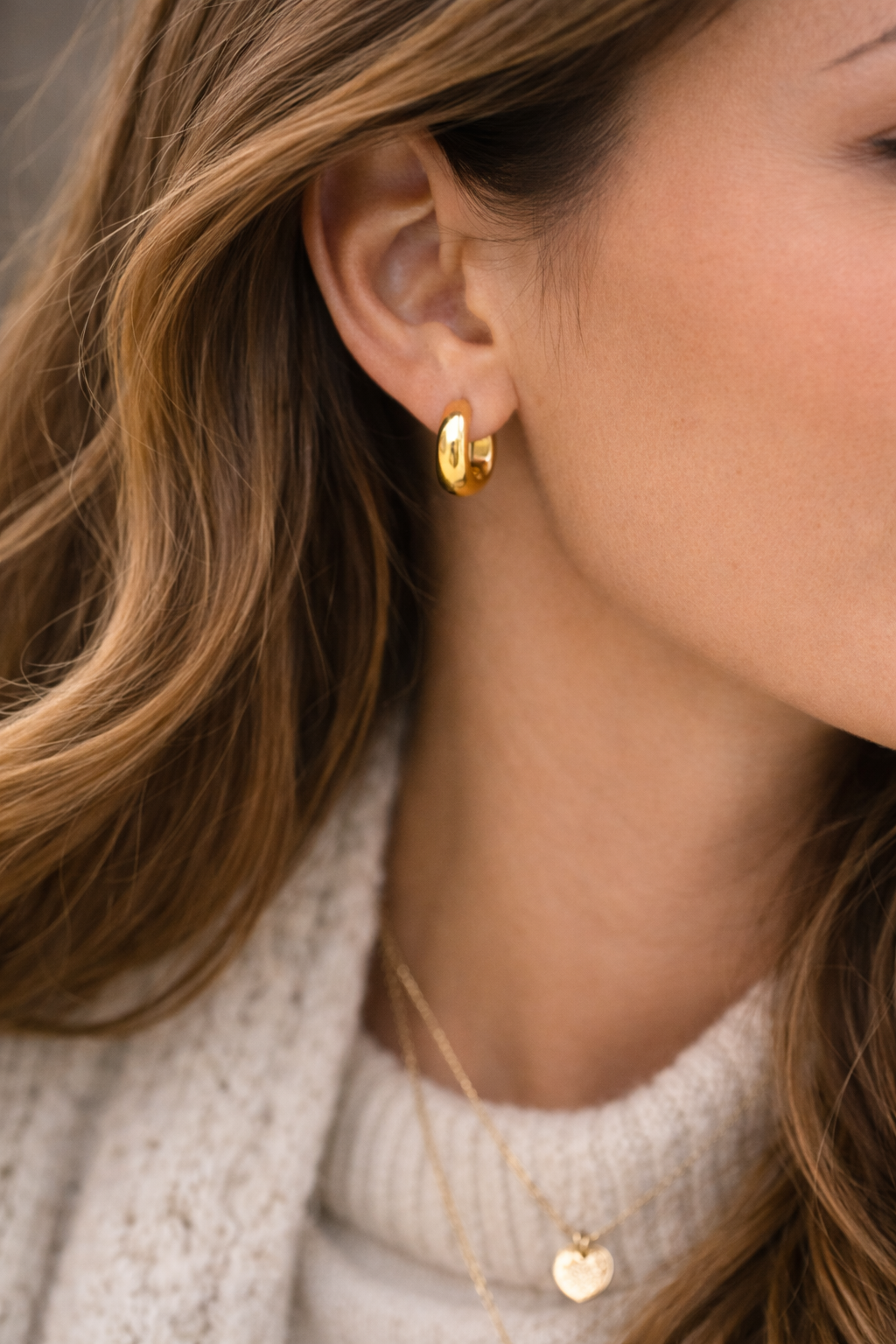 13mm Huggies' - Sterling Silver