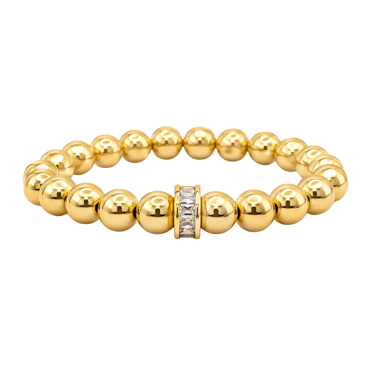 Bellissima Rondelle Gemstone Beaded Bracelet
