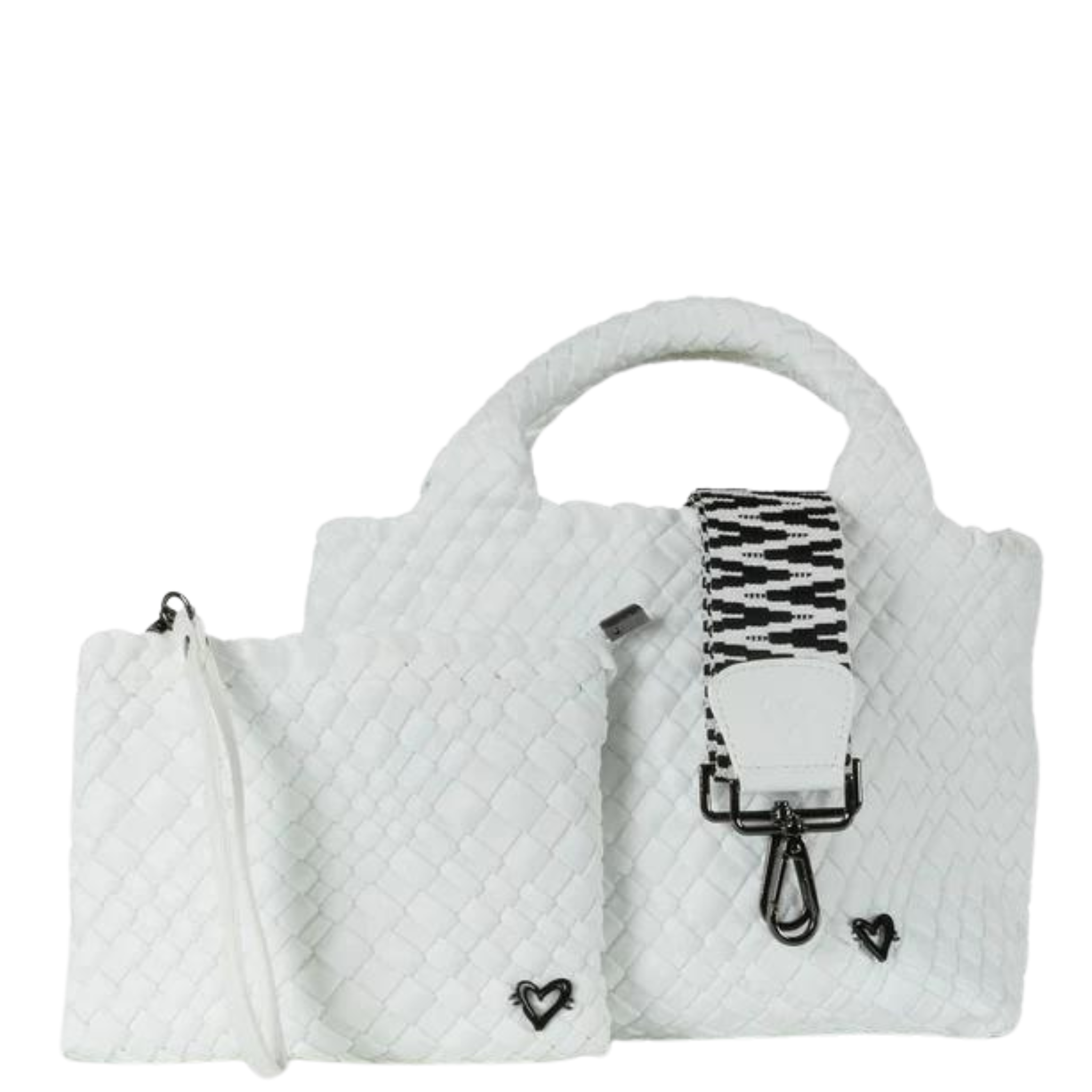 Prenelove Brandon hand-woven mini tote bag with short handles, natural fiber design, and compact style for everyday use.