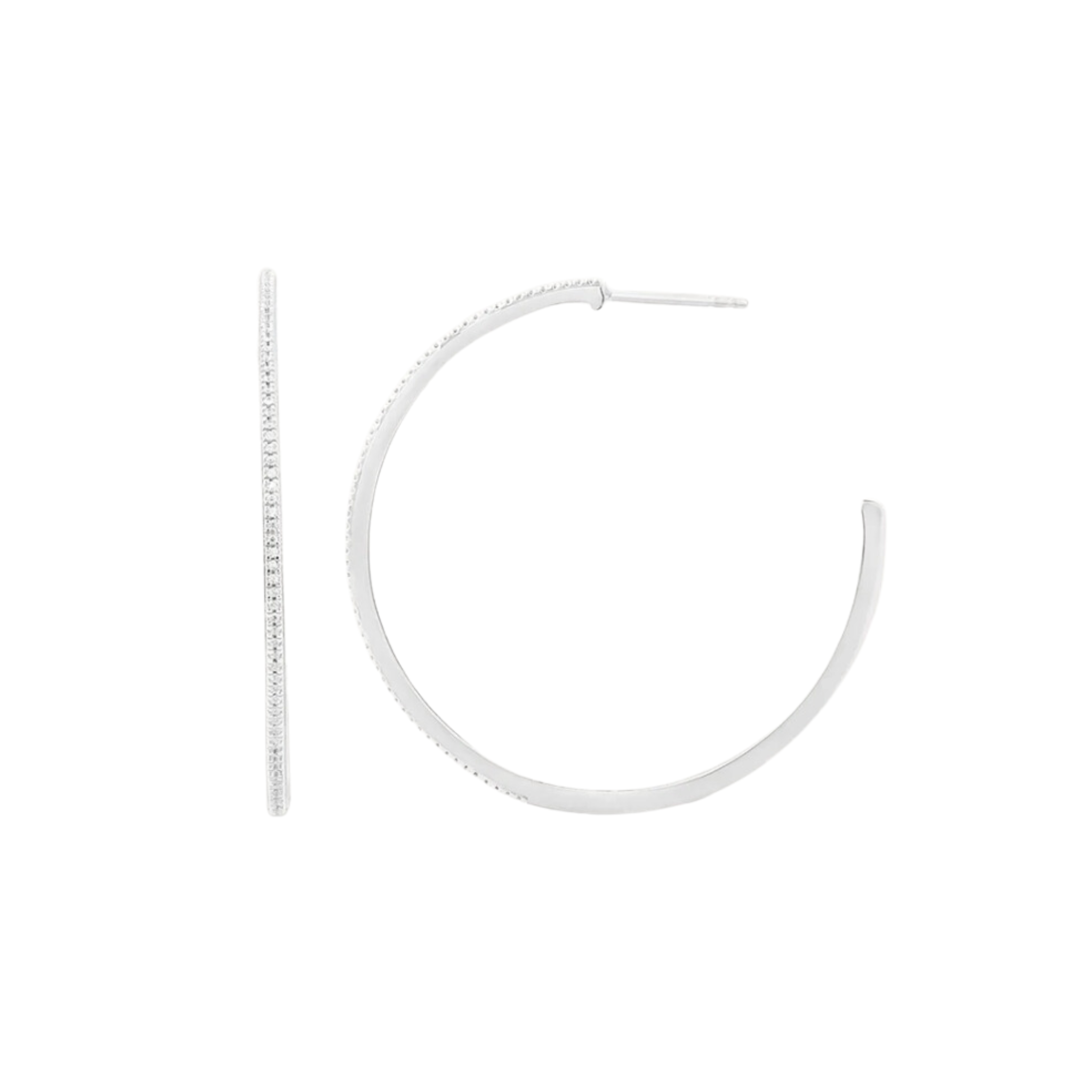 One Hot Havana Night...Sterling Silver Hoop Earrings - Let's Bag It