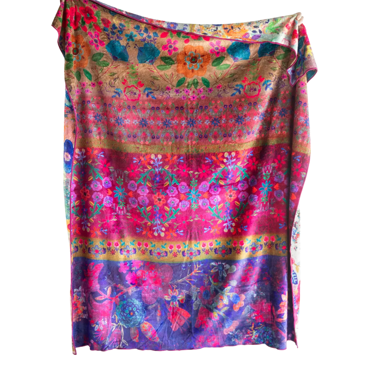 Double-Sided Cozy Throw Blanket