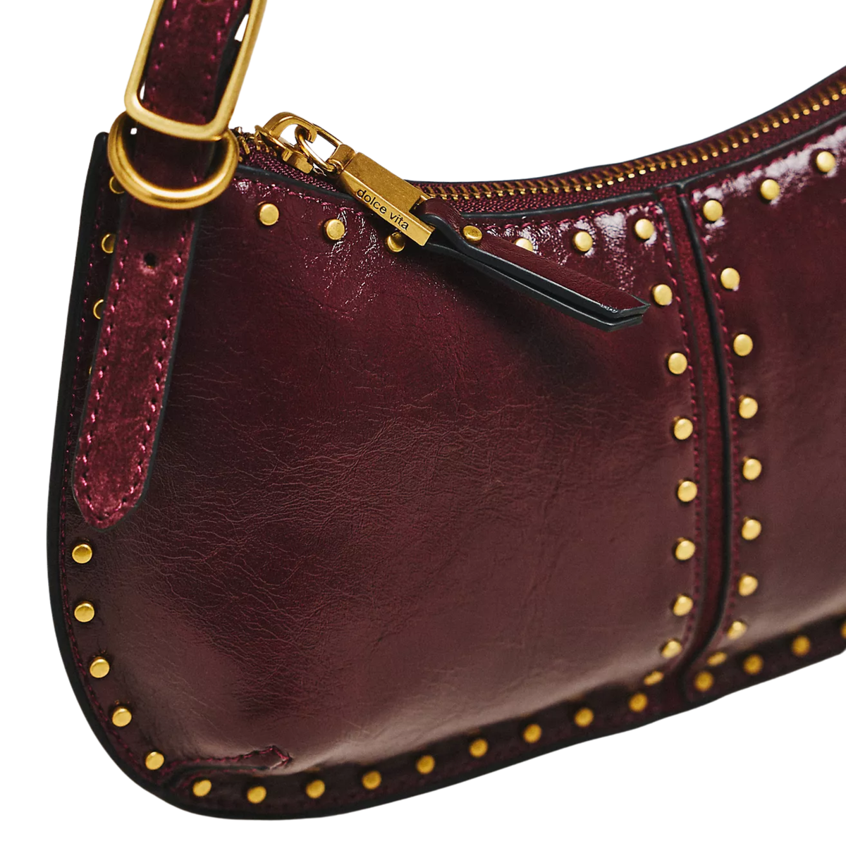 Axelle Faux Leather Baguette Bag