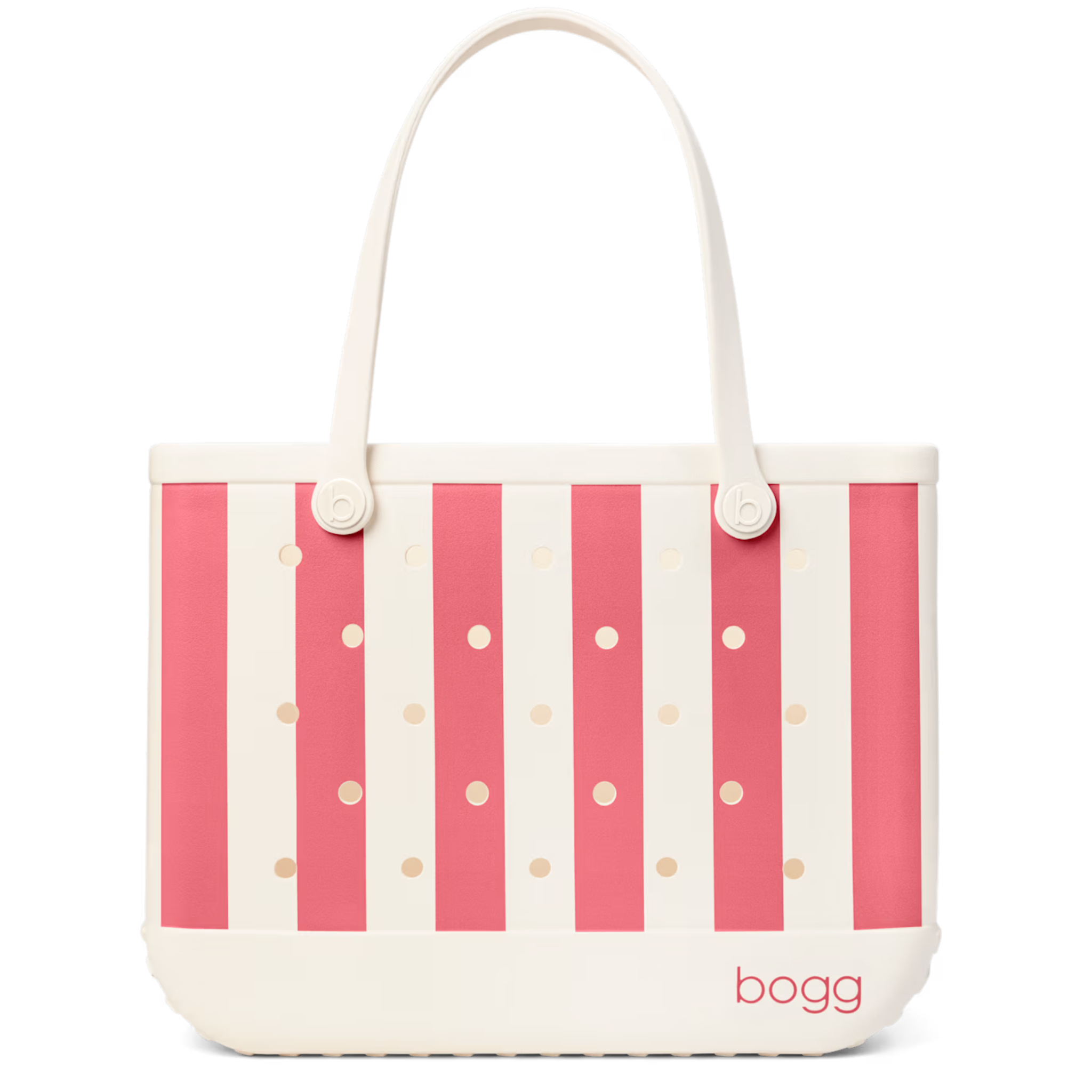 Two BOGG BAGS original tote bags in vibrant colors with sturdy handles and spacious design for everyday use.