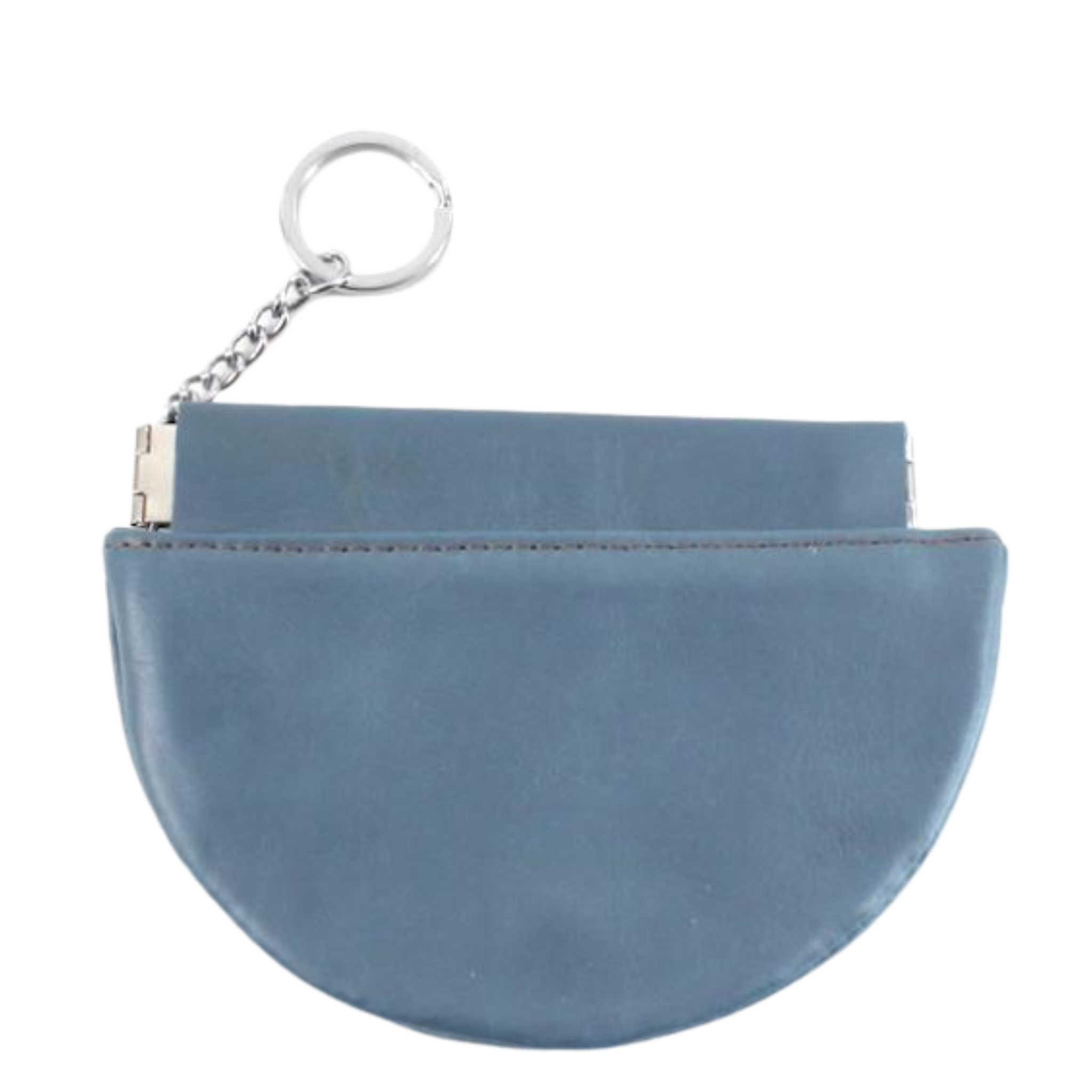 Leather Coin Purse W/Keychain