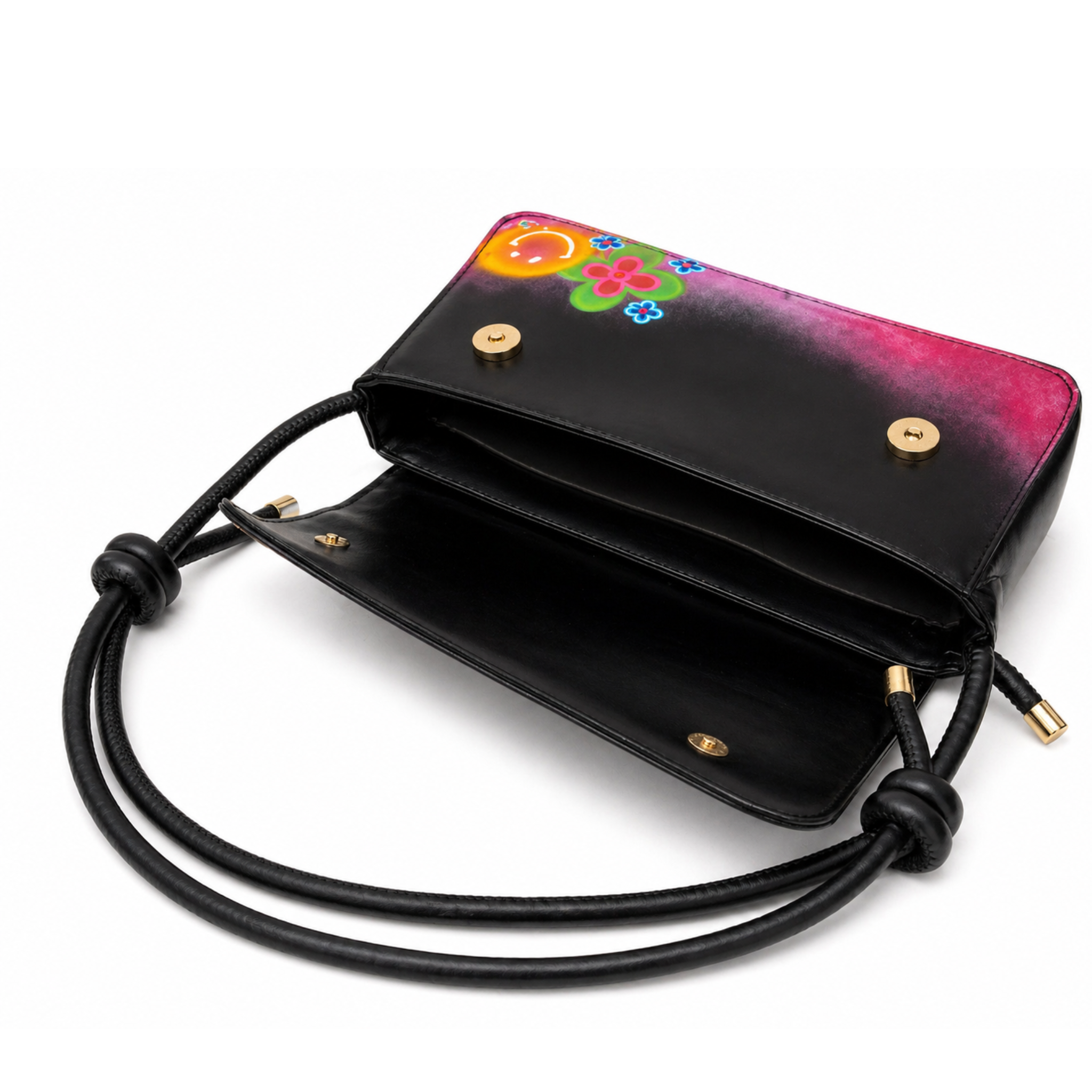Gianna Valente x Lets Bag It Cosmic Daydream shoulder bag in vibrant, cosmic-inspired design with adjustable strap and artistic details.