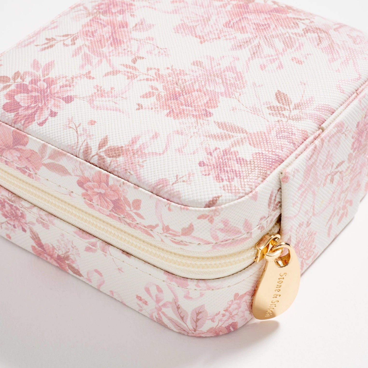 Travel Jewelry Box with Mirror | Compact
