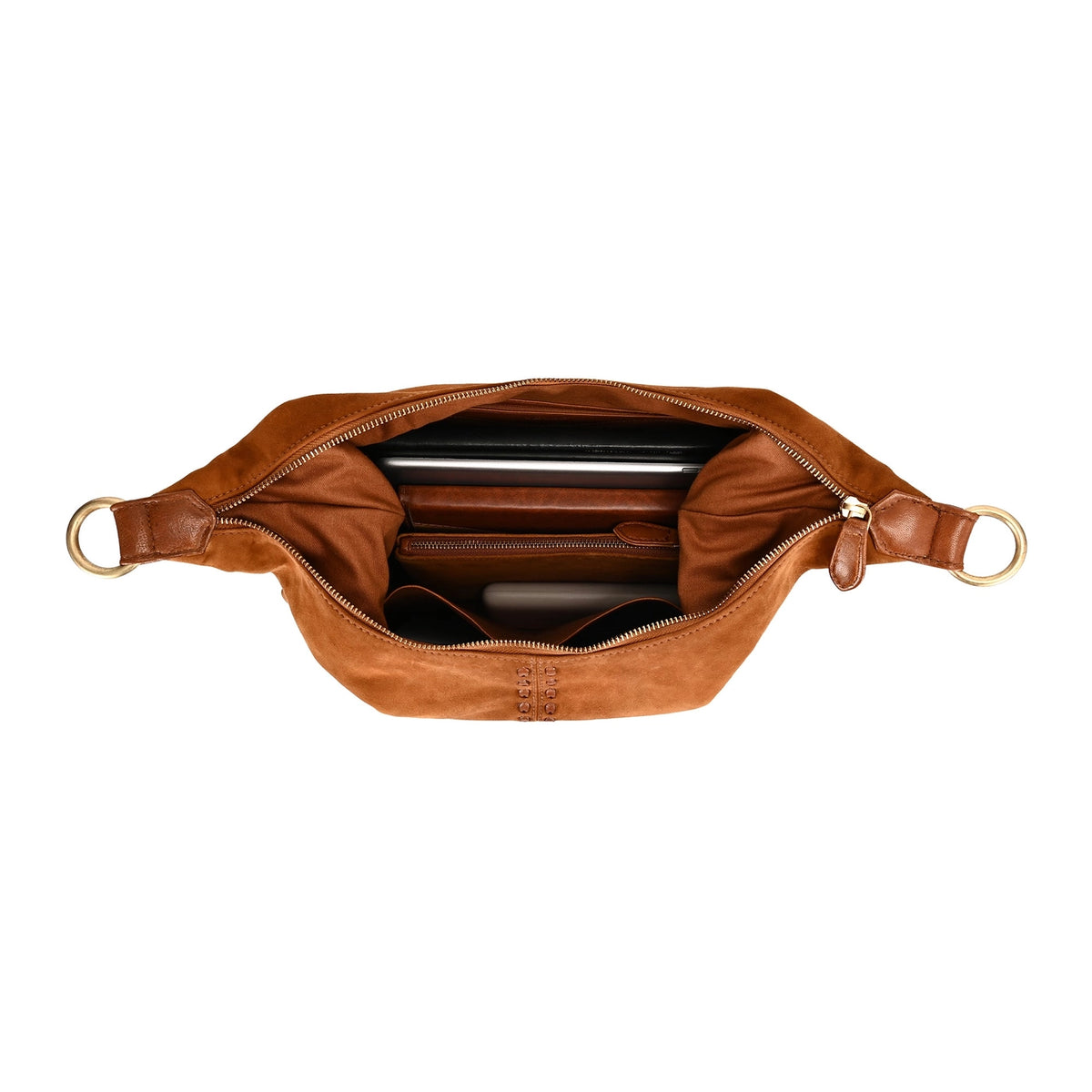 Hydrangea Large Vintage Ombre Shoulder Bag