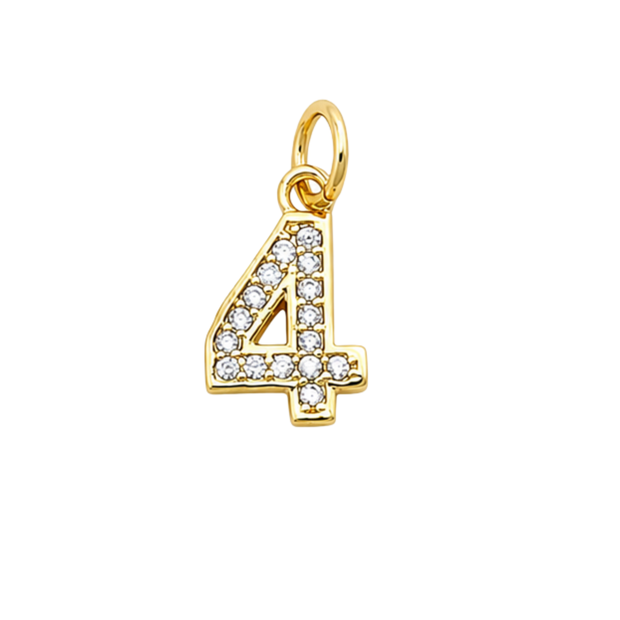 Number Charm Pendant