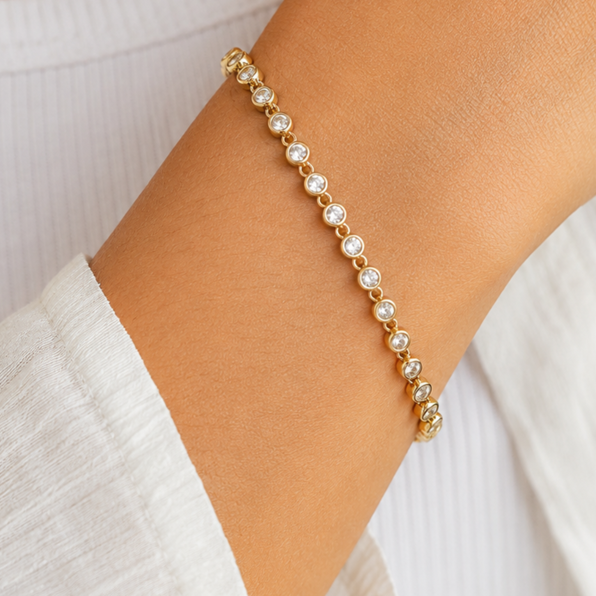 Dainty CZ Bracelet - Skylar Project