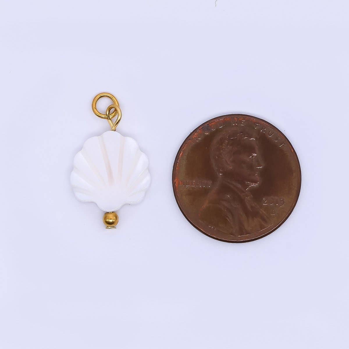 Scallop Seashell Charm