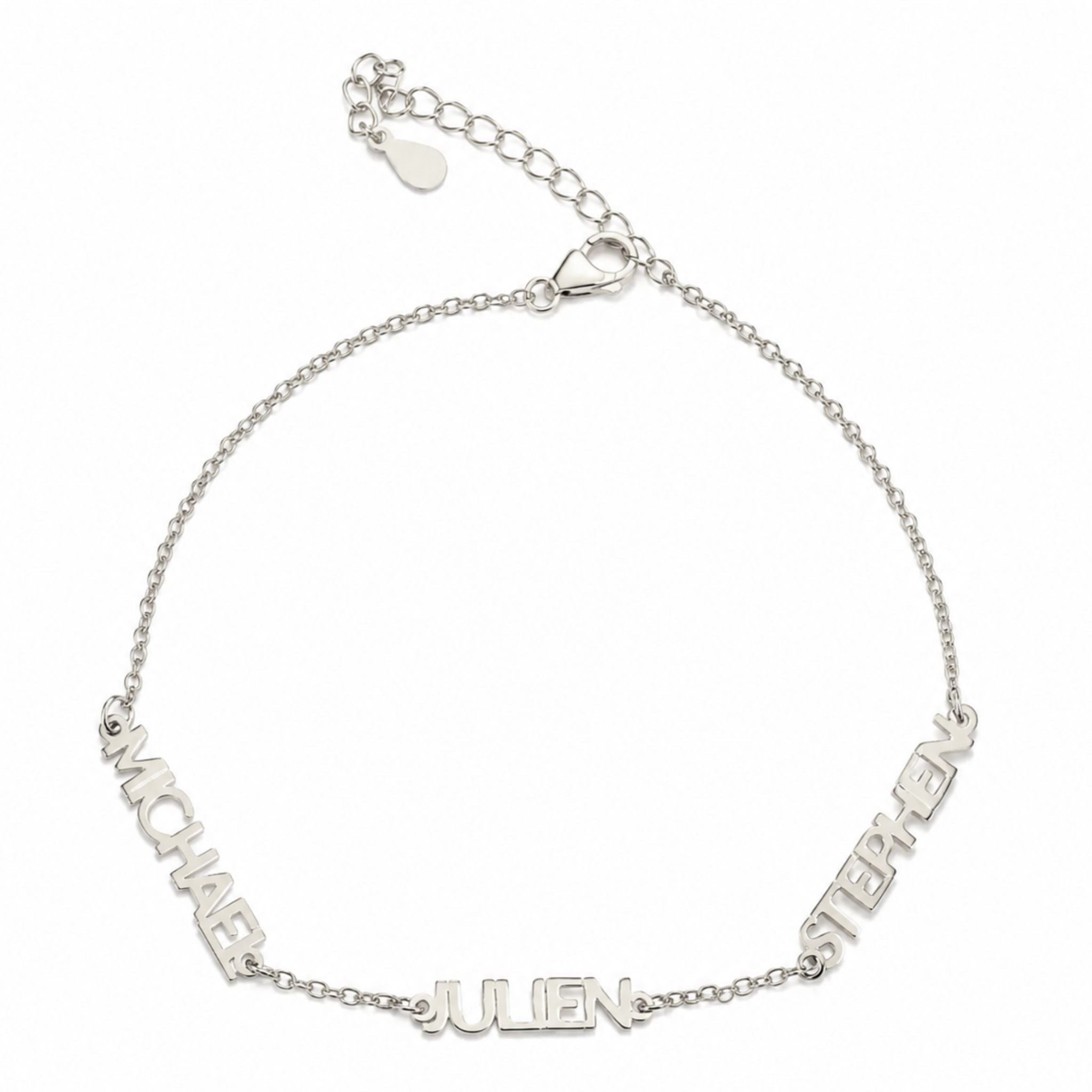 Custom Name Bracelet - Water Resistant