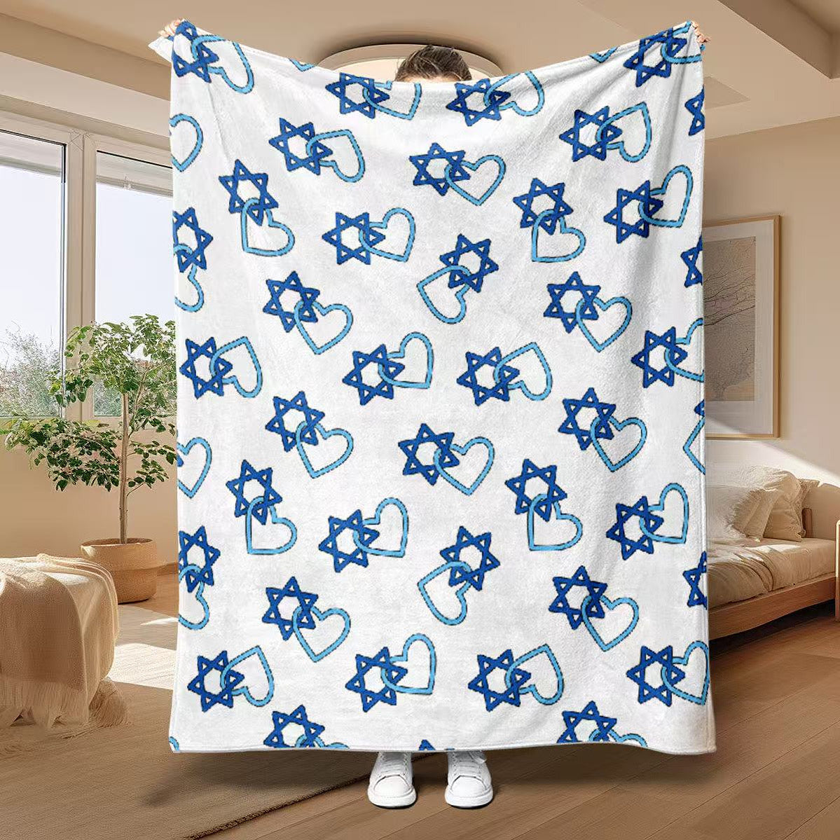 Hanukkah Throw Blanket