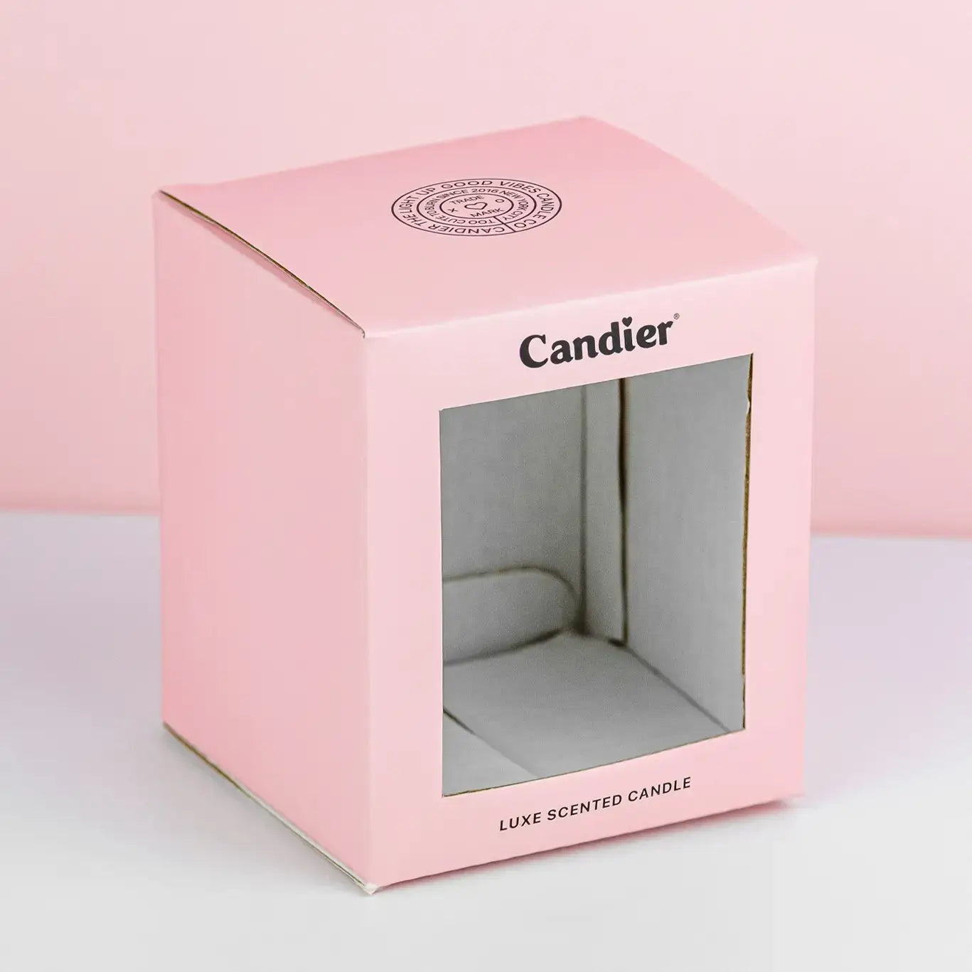 Candier Golden Girls flower candle with a decorative floral design, showcasing a colorful, artistic candle image.