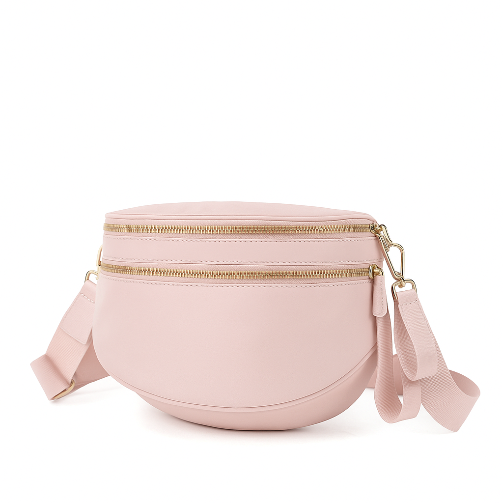 Paulina Nylon Waterproof Multi-Compartment 10" Crossbody Bag