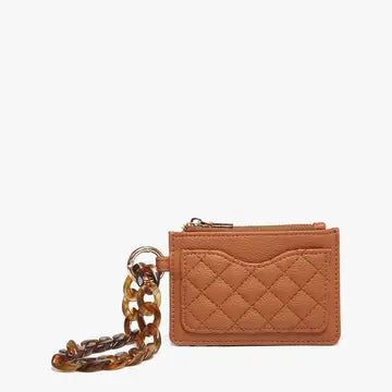 Rhodes Quilted Wallet w/ Chain Bangle
