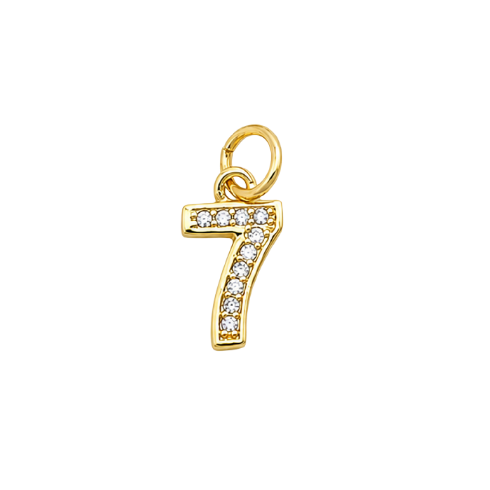 Number Charm Pendant