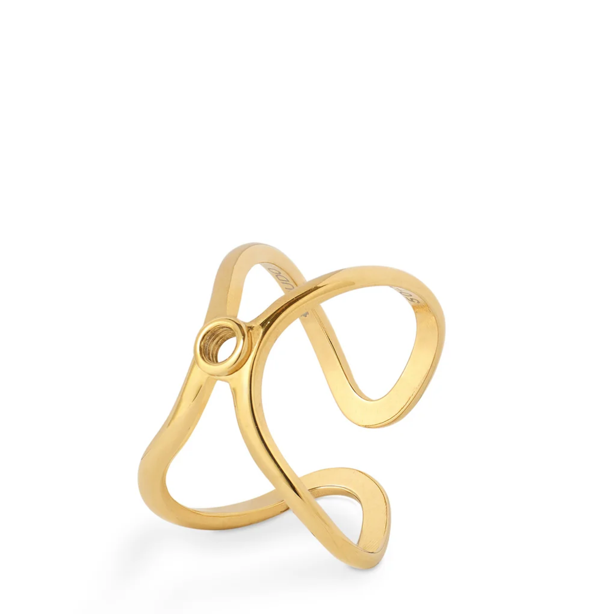 QUDO Basic Ring Onda Adjustable