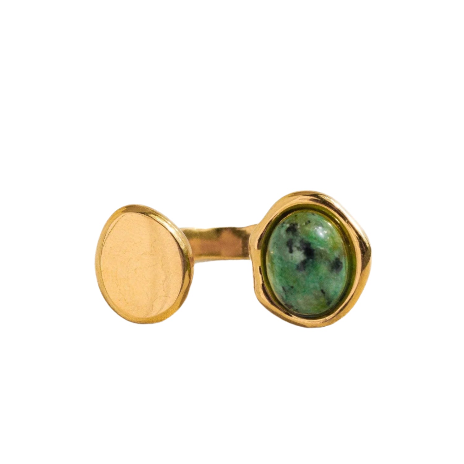 Orion Non-Tarnish Boho Adjustable Ring with Statement Stone - Let's Bag It