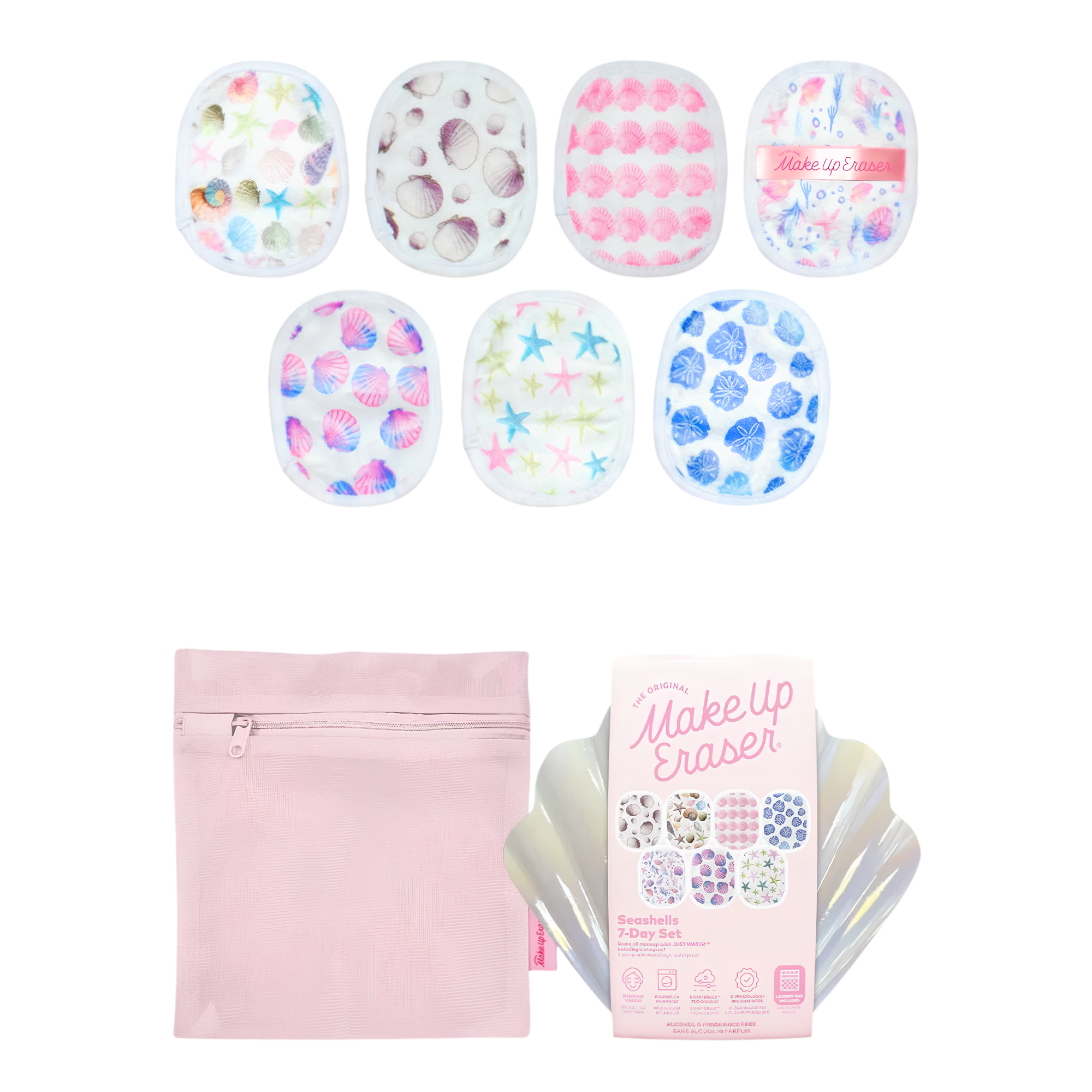 The Original MakeUp Eraser Seashells 7-Day Set