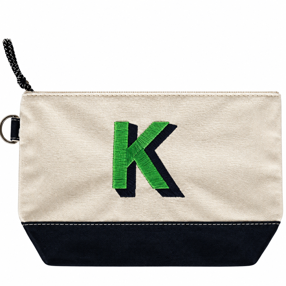 Shadow Initial Cosmetic Bag