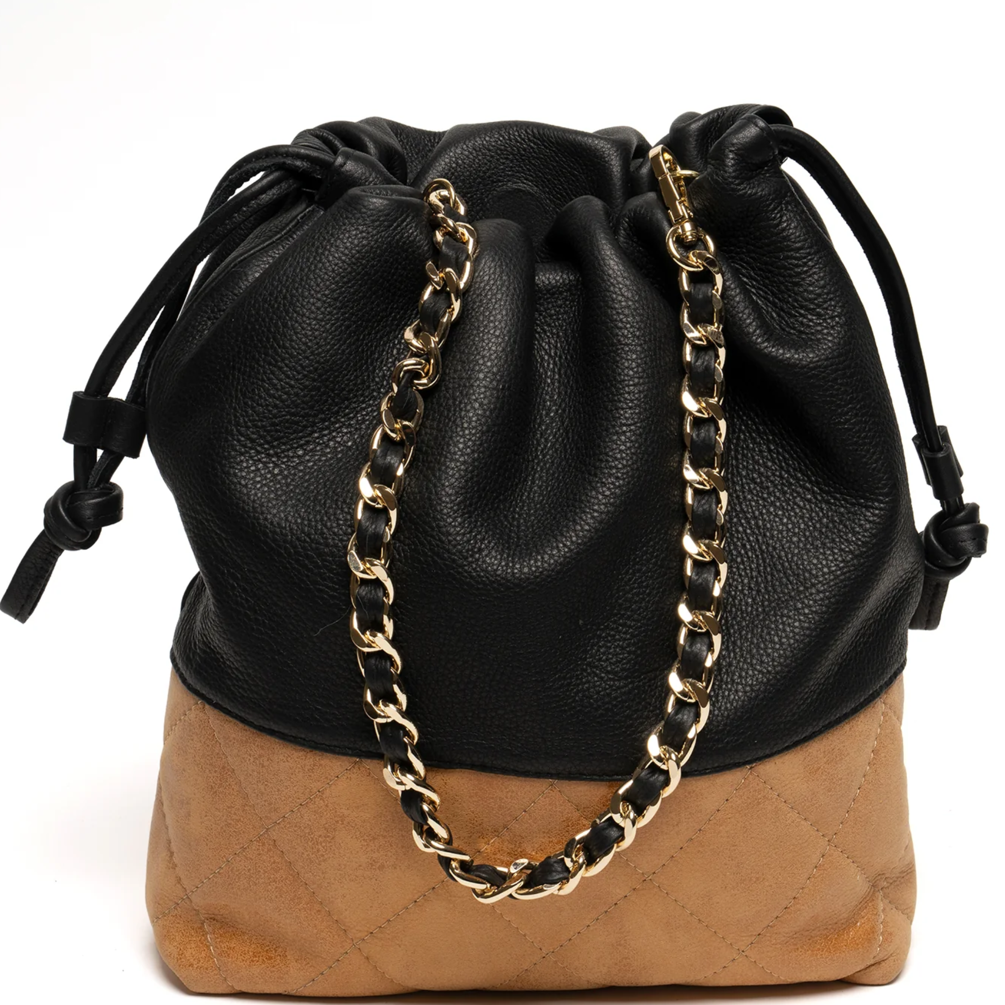 Margo Drawstring Leather Bag
